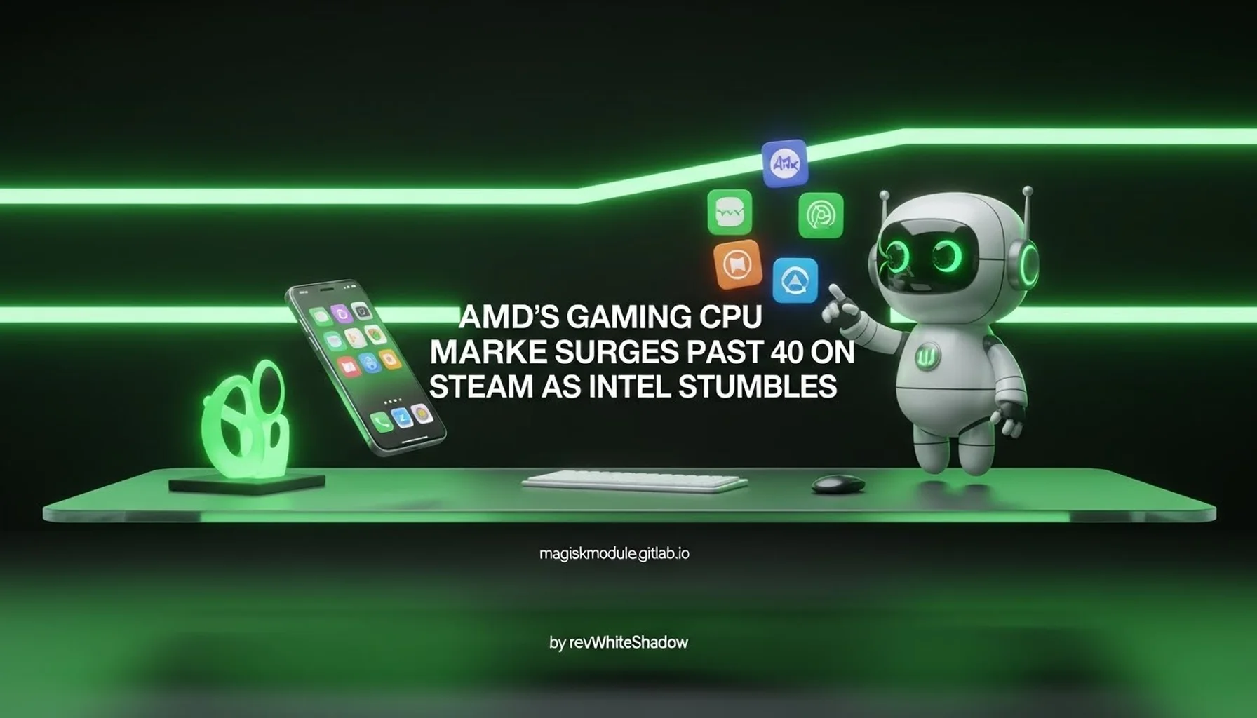 AMD&rsquo;S GAMING CPU MARKET SHARE SURGES PAST 40 ON STEAM AS INTEL STUMBLES