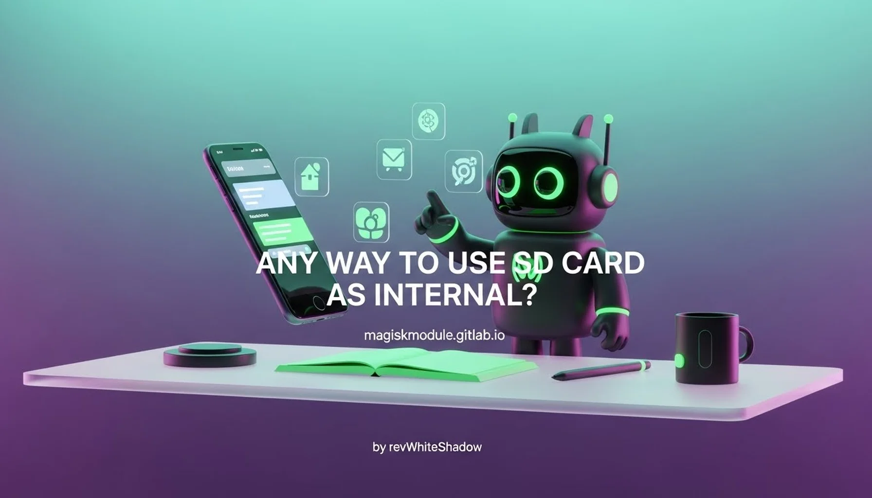 ANY WAY TO USE SD CARD AS INTERNAL?