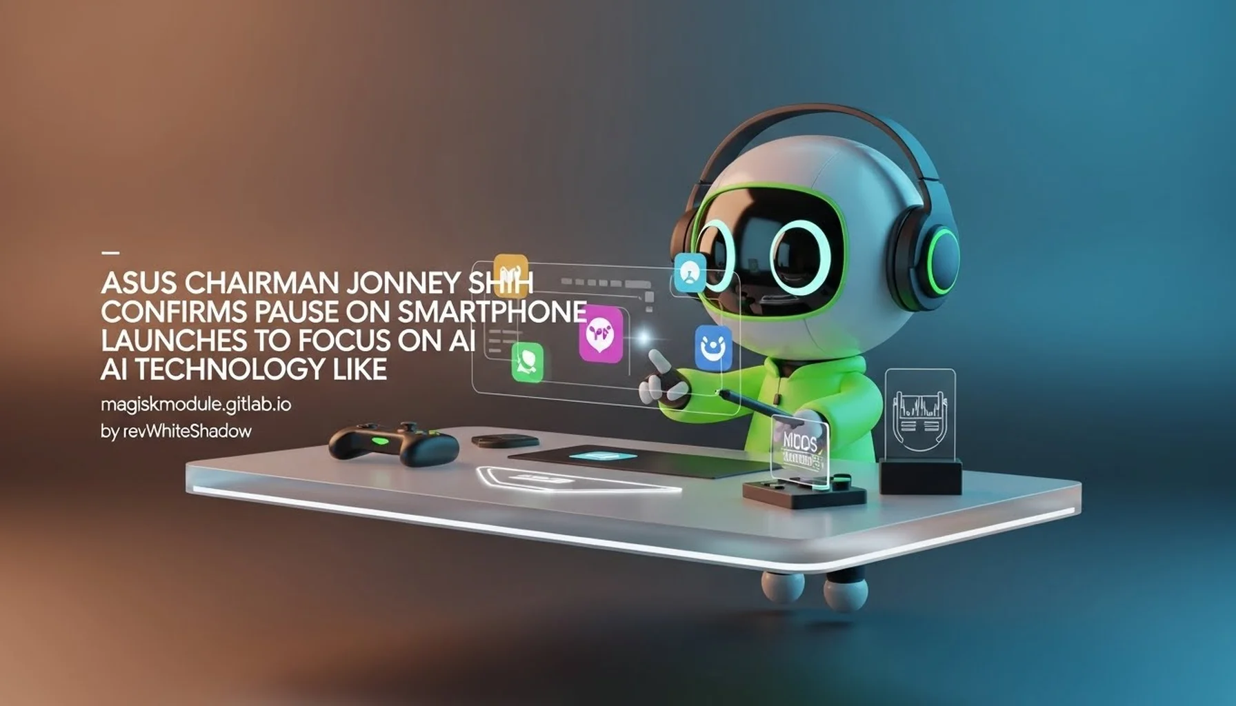 ASUS CHAIRMAN JONNEY SHIH CONFIRMS PAUSE ON SMARTPHONE LAUNCHES TO FOCUS ON AI TECHNOLOGY LIKE