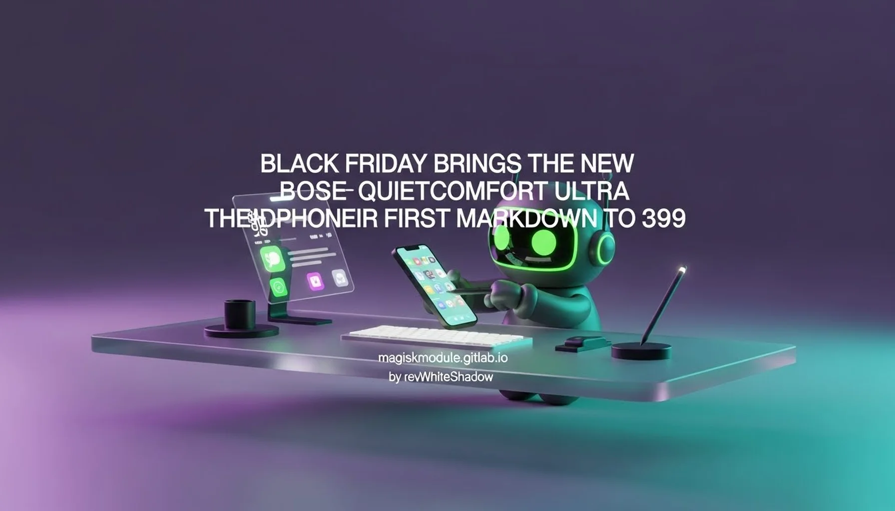 BLACK FRIDAY BRINGS THE NEW BOSE QUIETCOMFORT ULTRA HEADPHONES THEIR FIRST MARKDOWN TO 399