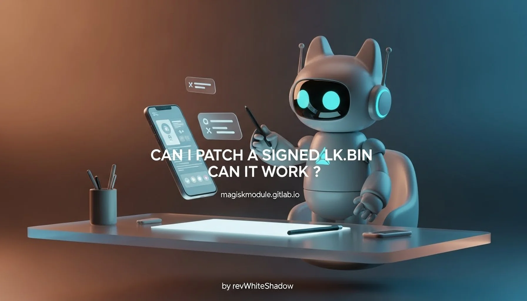 CAN I PATCH A SIGNED LK.BIN CAN IT WORK ?