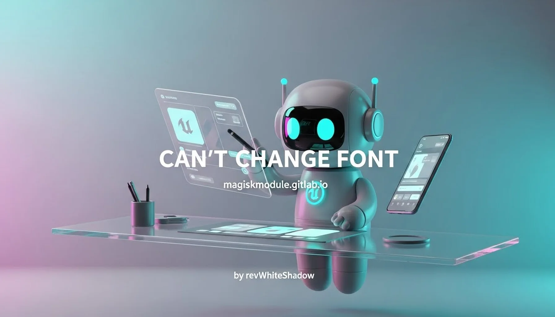 CAN&rsquo;T CHANGE FONT