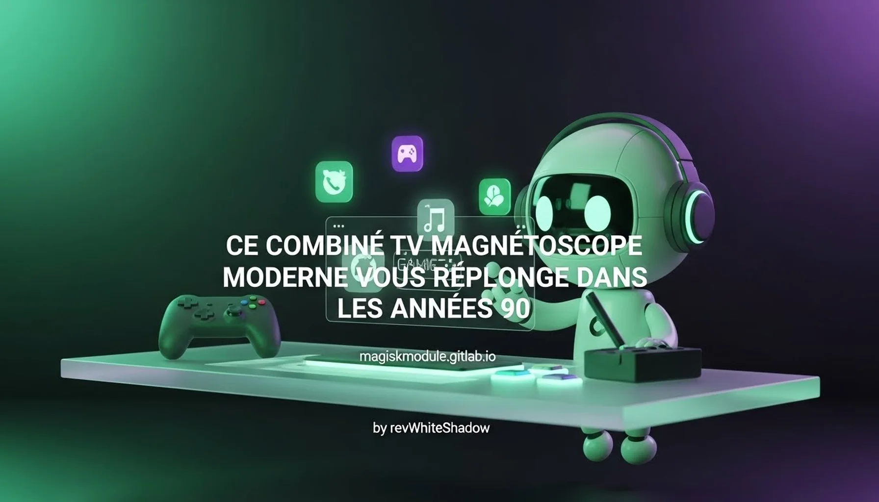 CE COMBINÉ TV MAGNÉTOSCOPE MODERNE VOUS REPLONGE DANS LES ANNÉES 90