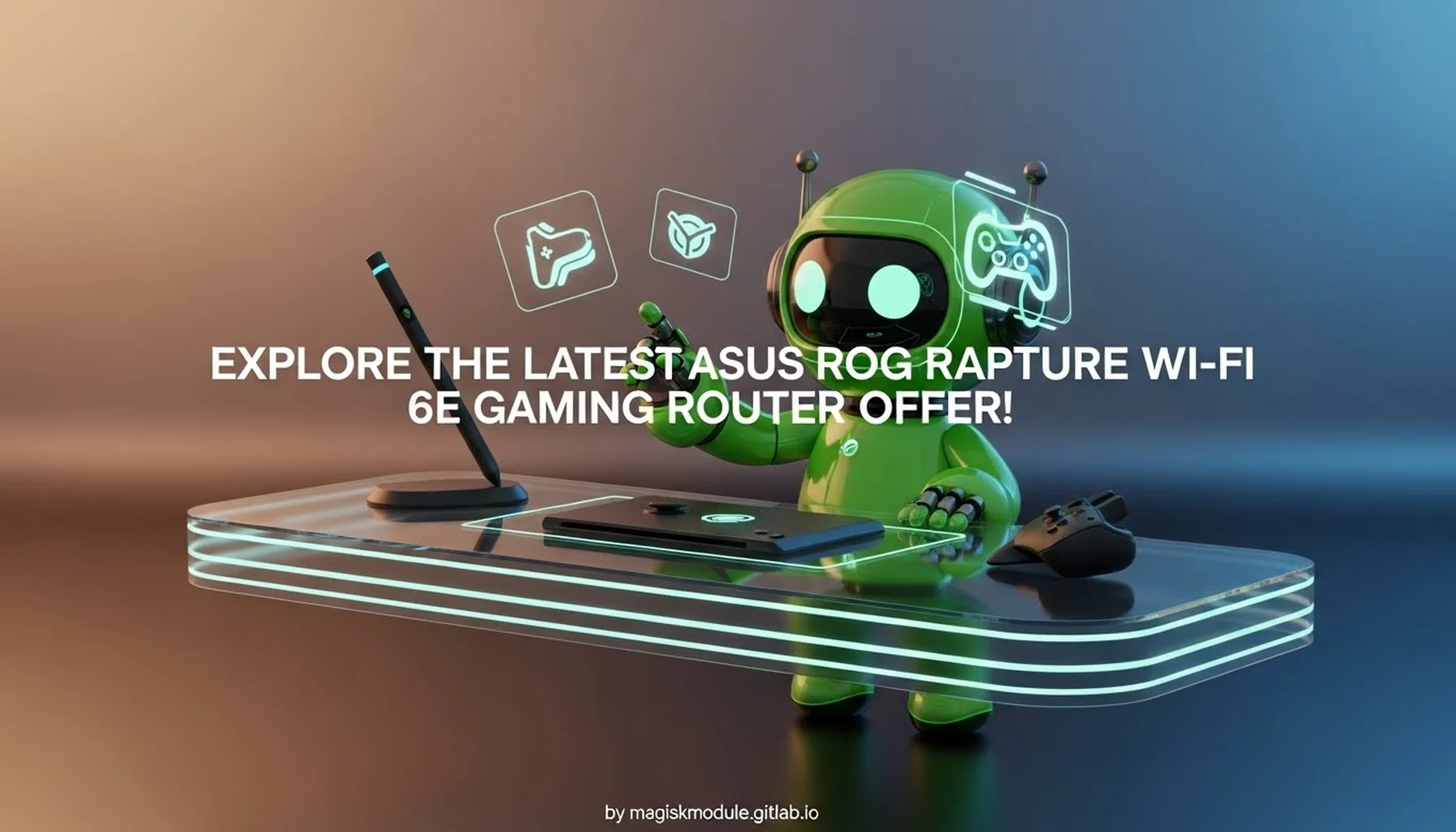 CHECK OUT THIS ASUS ROG RAPTURE WI-FI 6E GAMING ROUTER DEAL!