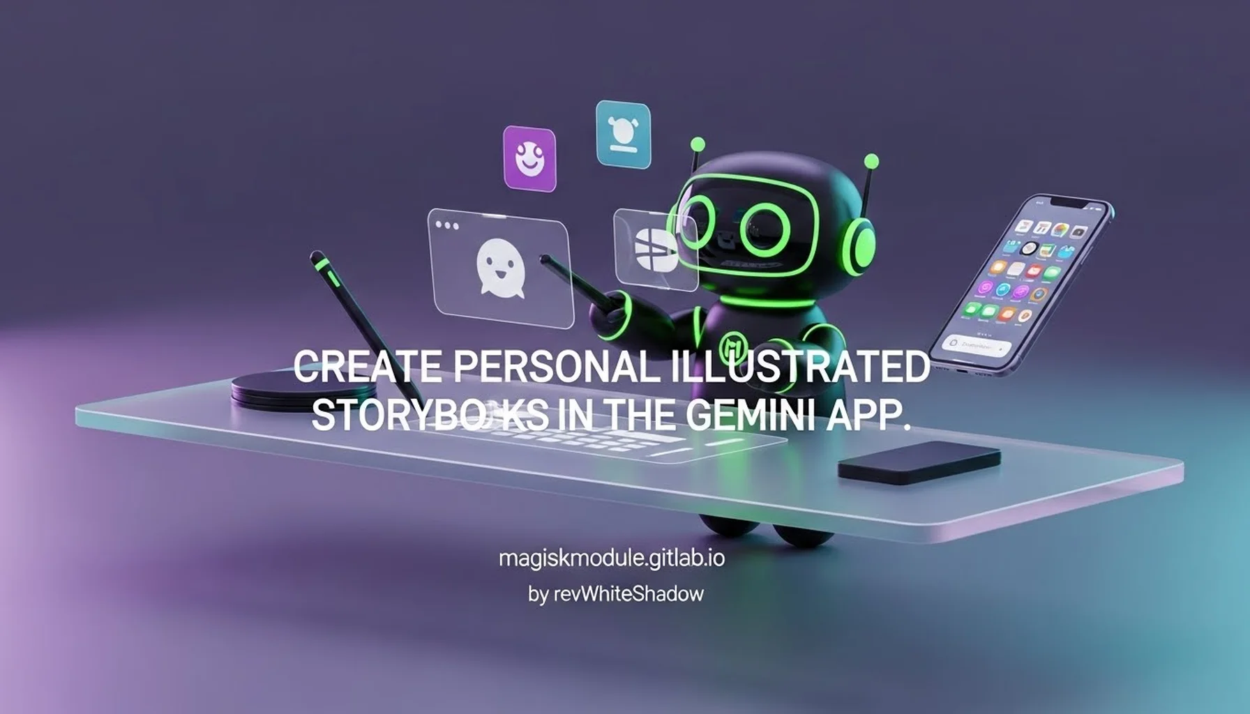 CREATE PERSONAL ILLUSTRATED STORYBOOKS IN THE GEMINI APP.