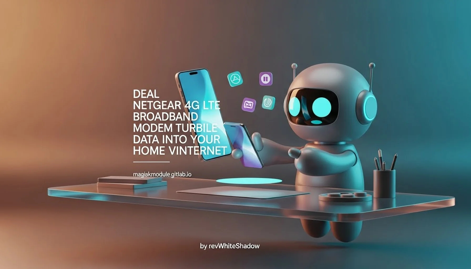 DEAL NETGEAR 4G LTE BROADBAND MODEM TURNS MOBILE DATA INTO YOUR HOME INTERNET