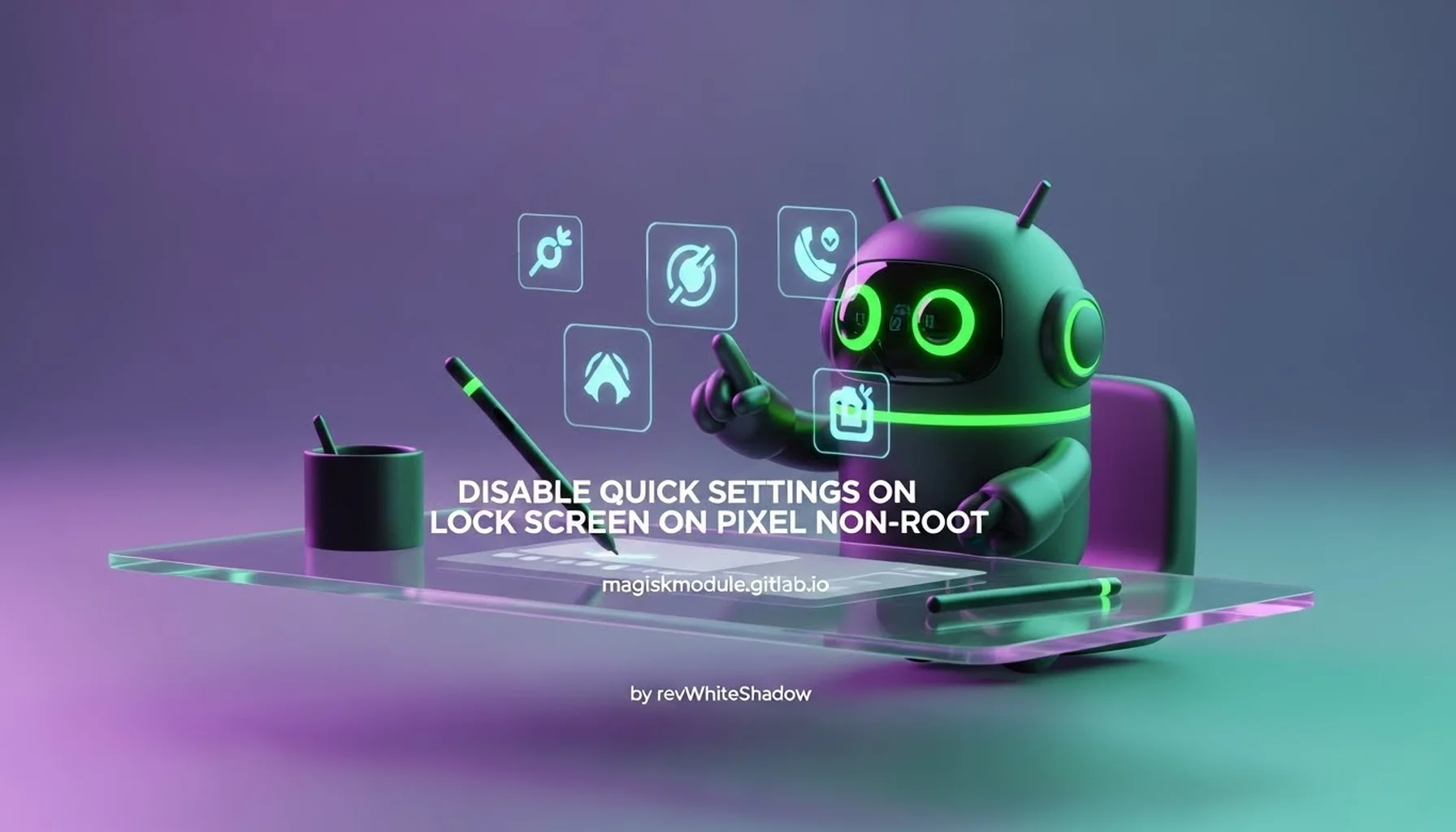 DISABLE QUICK SETTINGS ON LOCK SCREEN ON PIXEL NON-ROOT