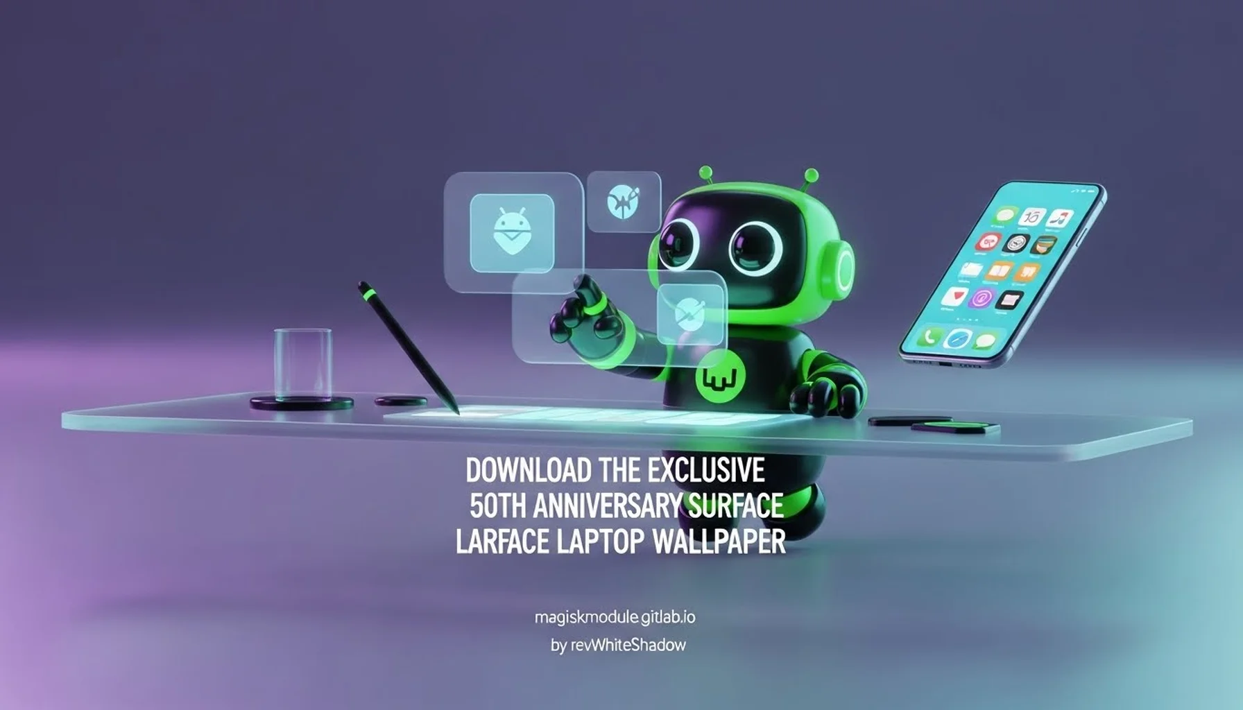 DOWNLOAD THE EXCLUSIVE 50TH ANNIVERSARY SURFACE LAPTOP WALLPAPER