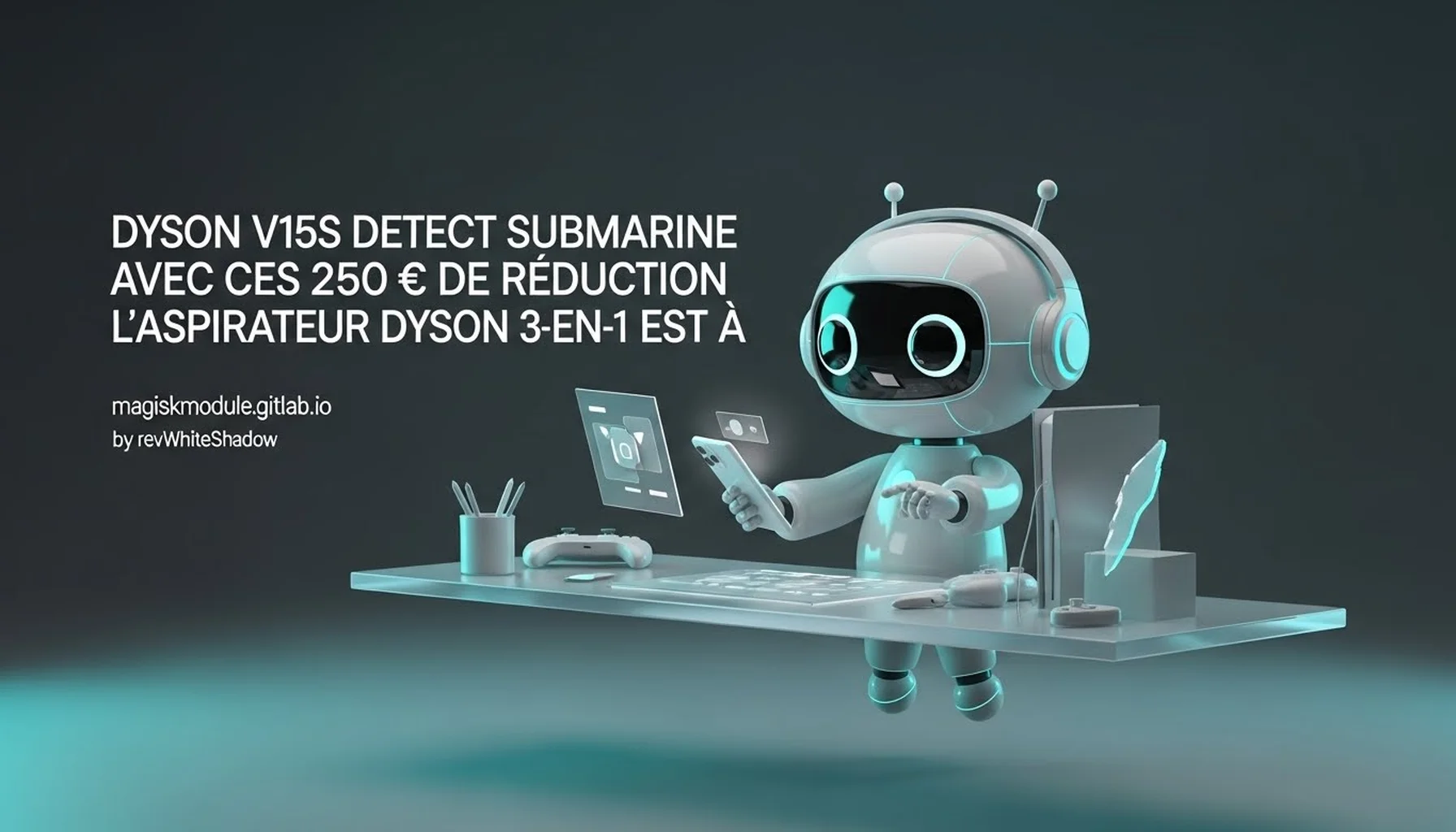 DYSON V15S DETECT SUBMARINE AVEC CES 250 € DE RÉDUCTION L&rsquo;ASPIRATEUR DYSON 3-EN-1 EST À