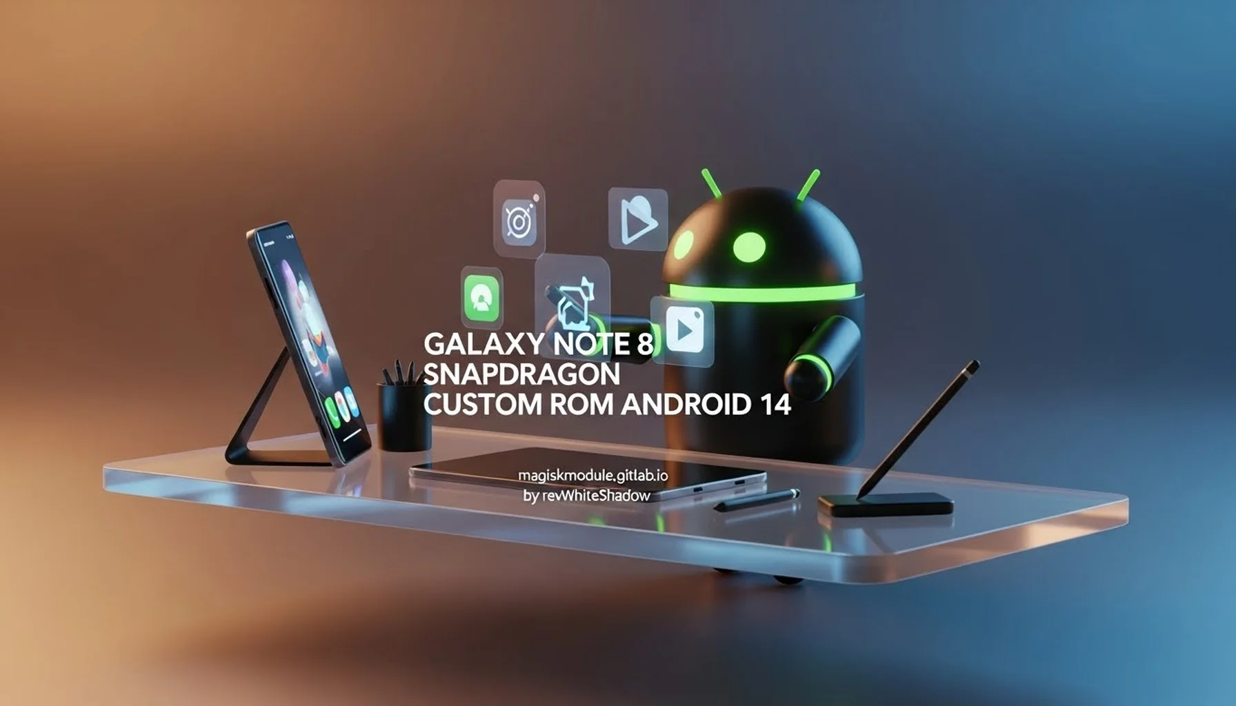 GALAXY NOTE 8 SNAPDRAGON CUSTOM ROM ANDROID 14
