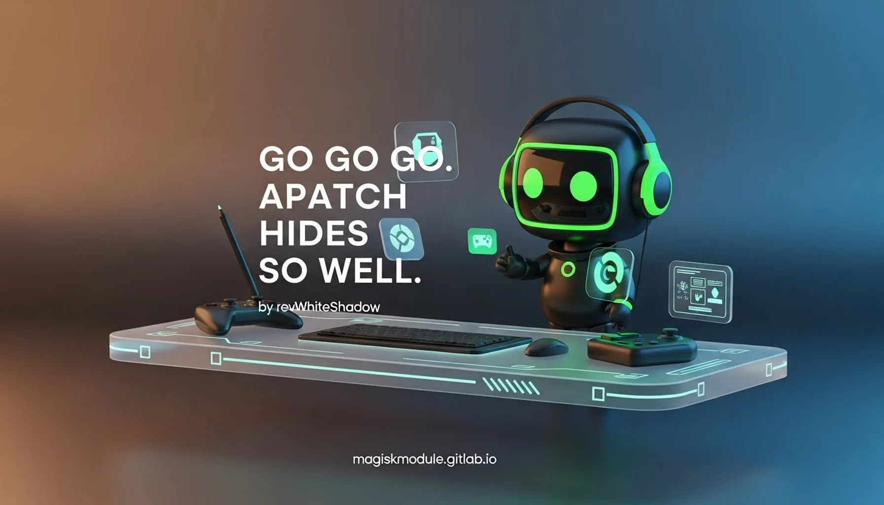 GO GO GO. APATCH HIDES SO WELL.