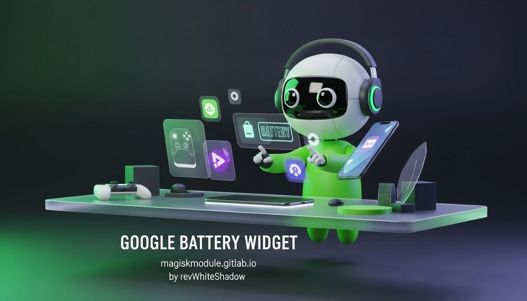 GOOGLE BATTERY WIDGET