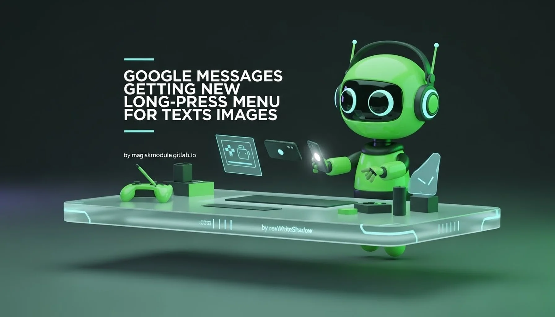 GOOGLE MESSAGES GETTING NEW LONG-PRESS MENU FOR TEXTS IMAGES
