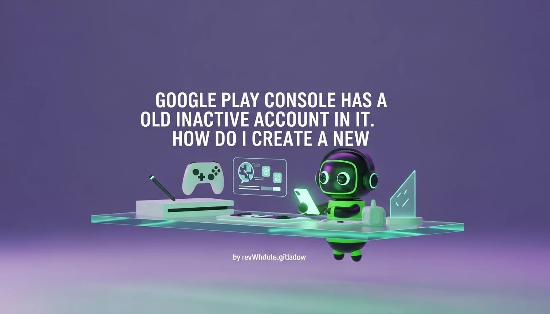 GOOGLE PLAY CONSOLE HAS OLD INACTIVE ACCOUNT IN IT. HOW DO I CREATE A NEW