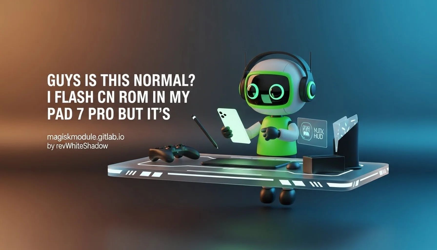 GUYS IS THIS NORMAL? I FLASH CN ROM IN MY PAD 7 PRO BUT IT&rsquo;S