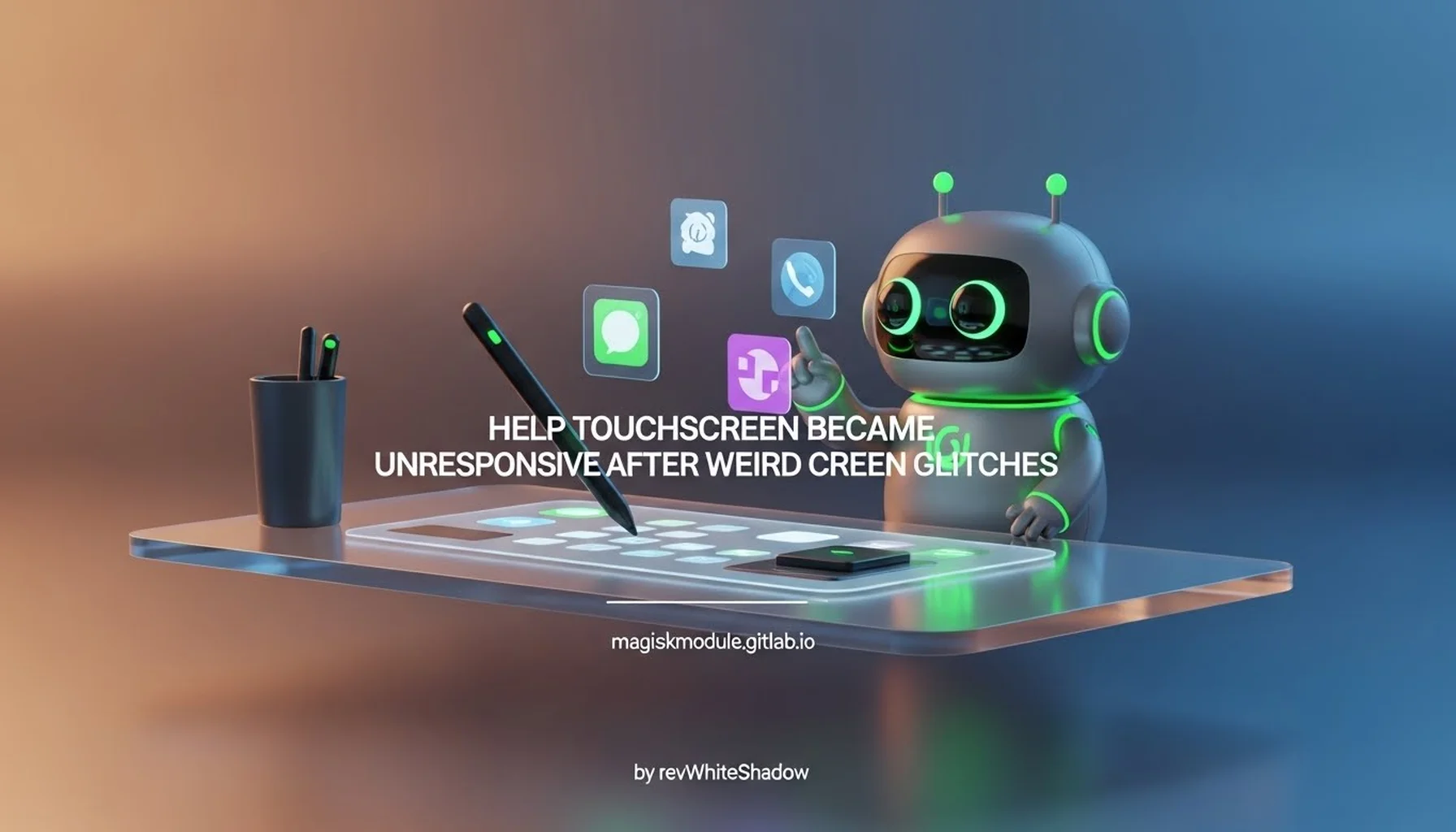 HELP TOUCHSCREEN BECAME UNRESPONSIVE AFTER WEIRD SCREEN GLITCHES