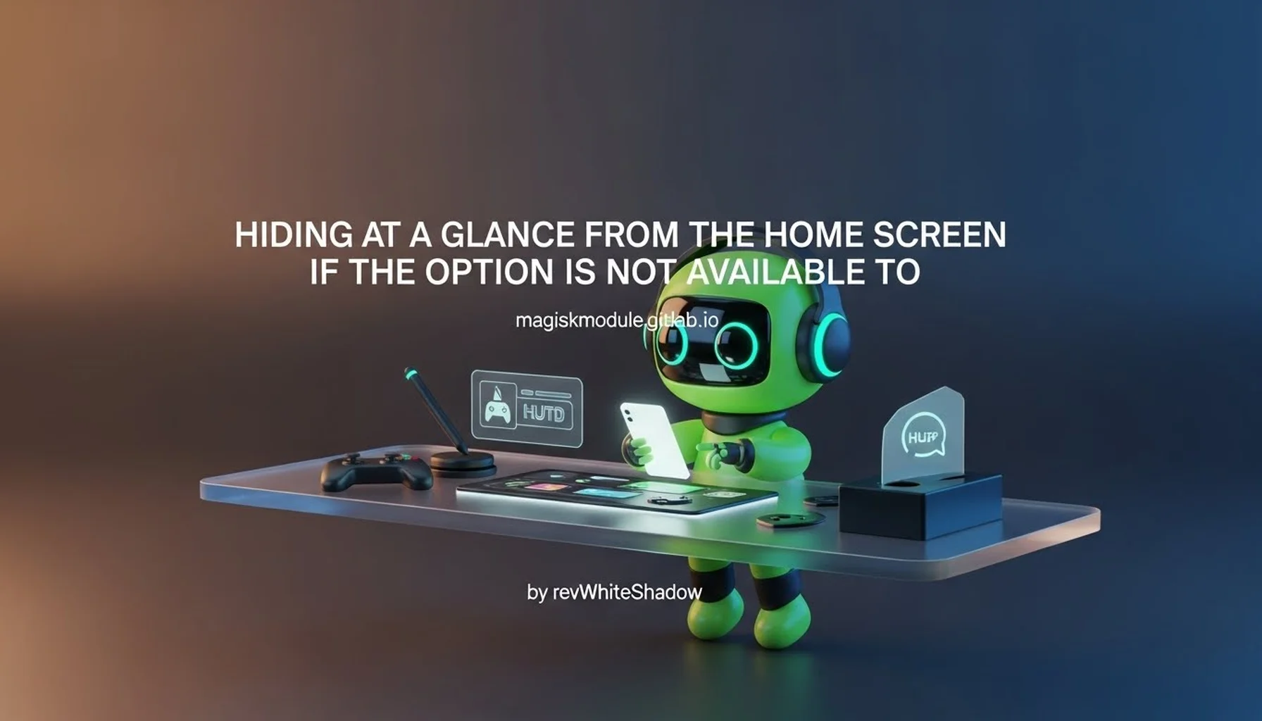 HIDING AT A GLANCE FROM THE HOME SCREEN IF THE OPTION IS NOT AVAILABLE TO