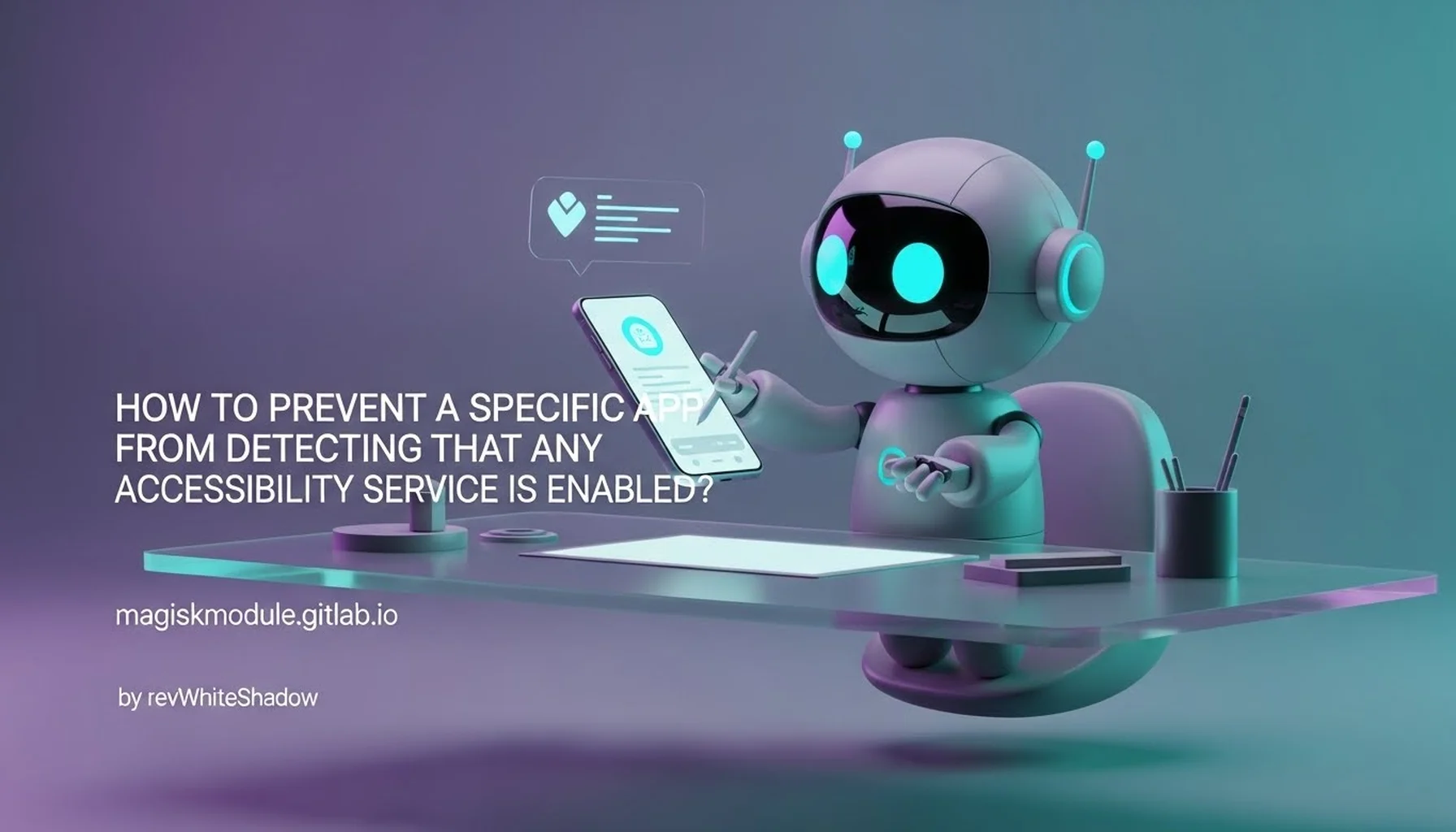 HOW TO PREVENT A SPECIFIC APP FROM DETECTING THAT ANY ACCESSIBILITY SERVICE IS ENABLED?