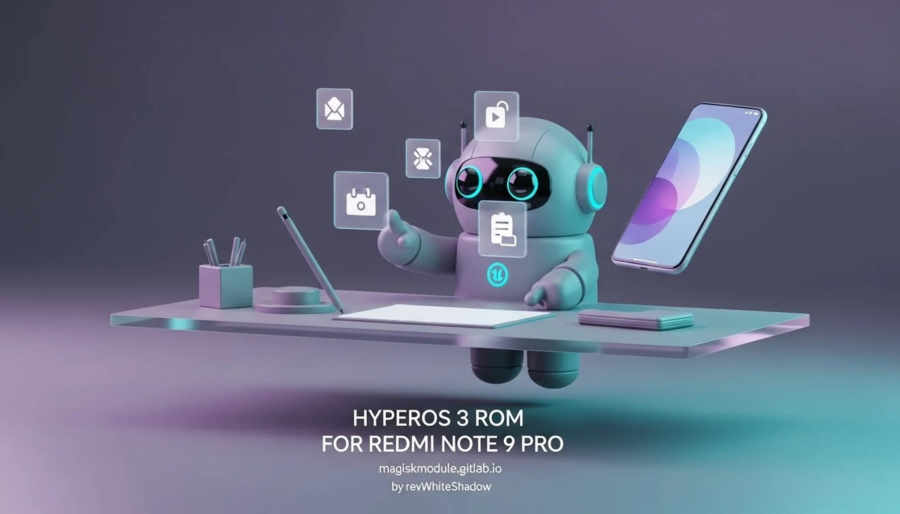 HYPEROS 3 ROM FOR REDMI NOTE 9 PRO