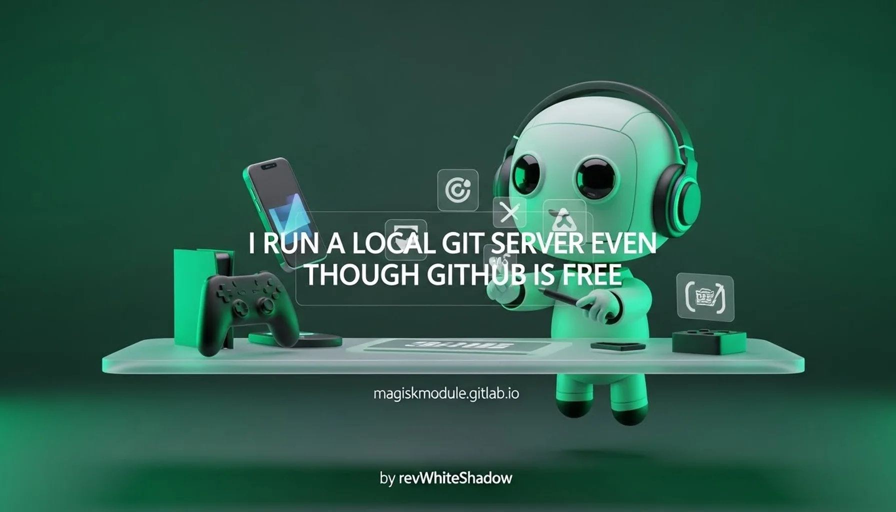 I RUN A LOCAL GIT SERVER EVEN THOUGH GITHUB IS FREE