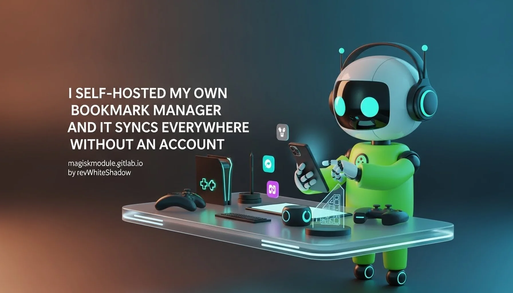 I SELF-HOSTED MY OWN BOOKMARK MANAGER AND IT SYNCS EVERYWHERE WITHOUT AN ACCOUNT