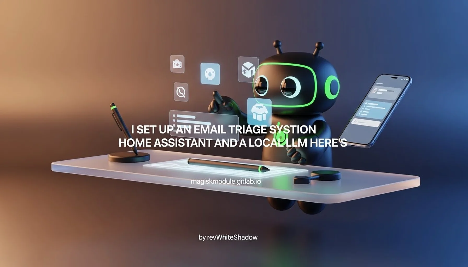 I SET UP AN EMAIL TRIAGE SYSTEM USING HOME ASSISTANT AND A LOCAL LLM HERE&rsquo;S