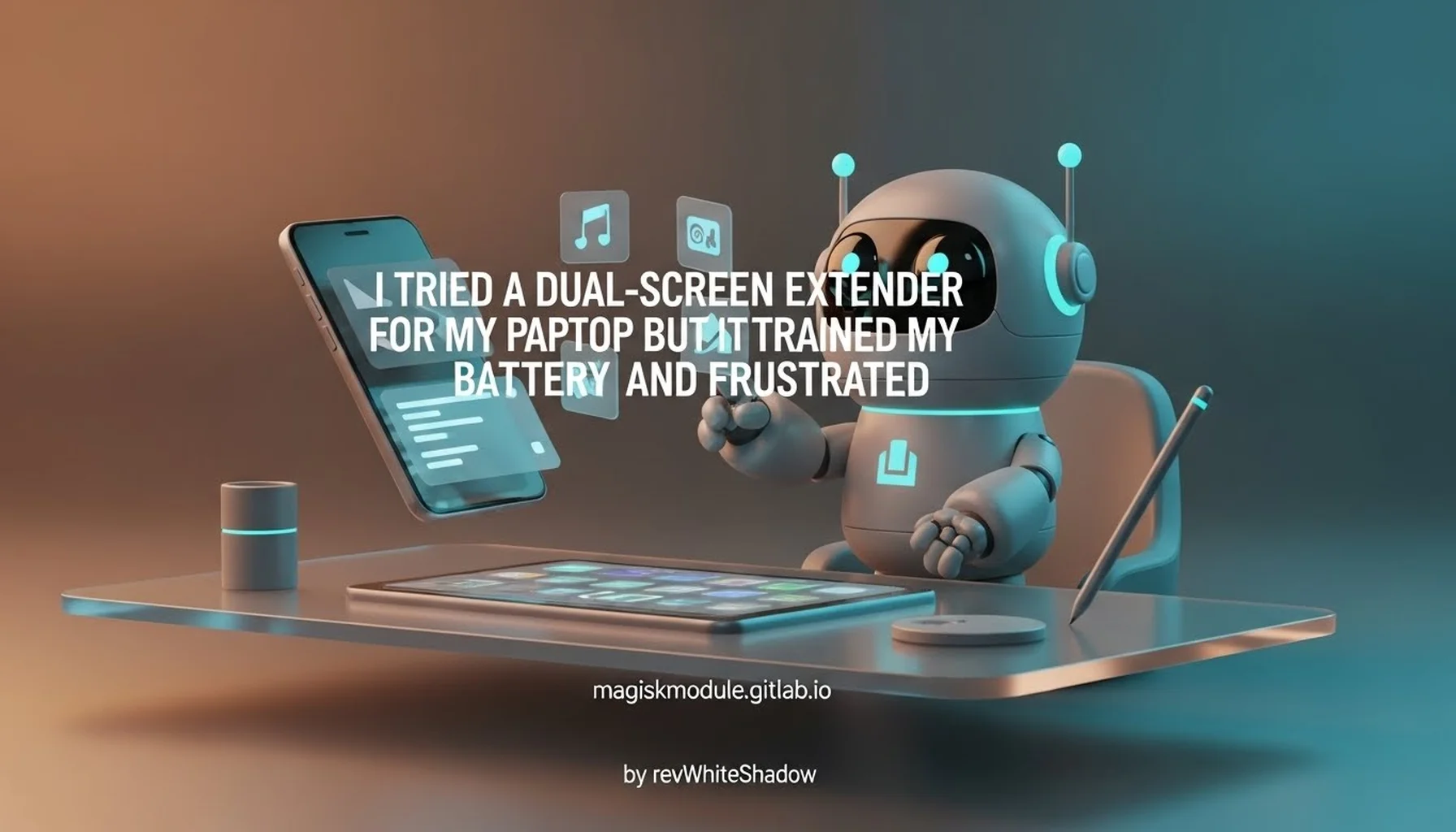 I TRIED A DUAL-SCREEN EXTENDER FOR MY LAPTOP BUT IT DRAINED MY BATTERY AND FRUSTRATED