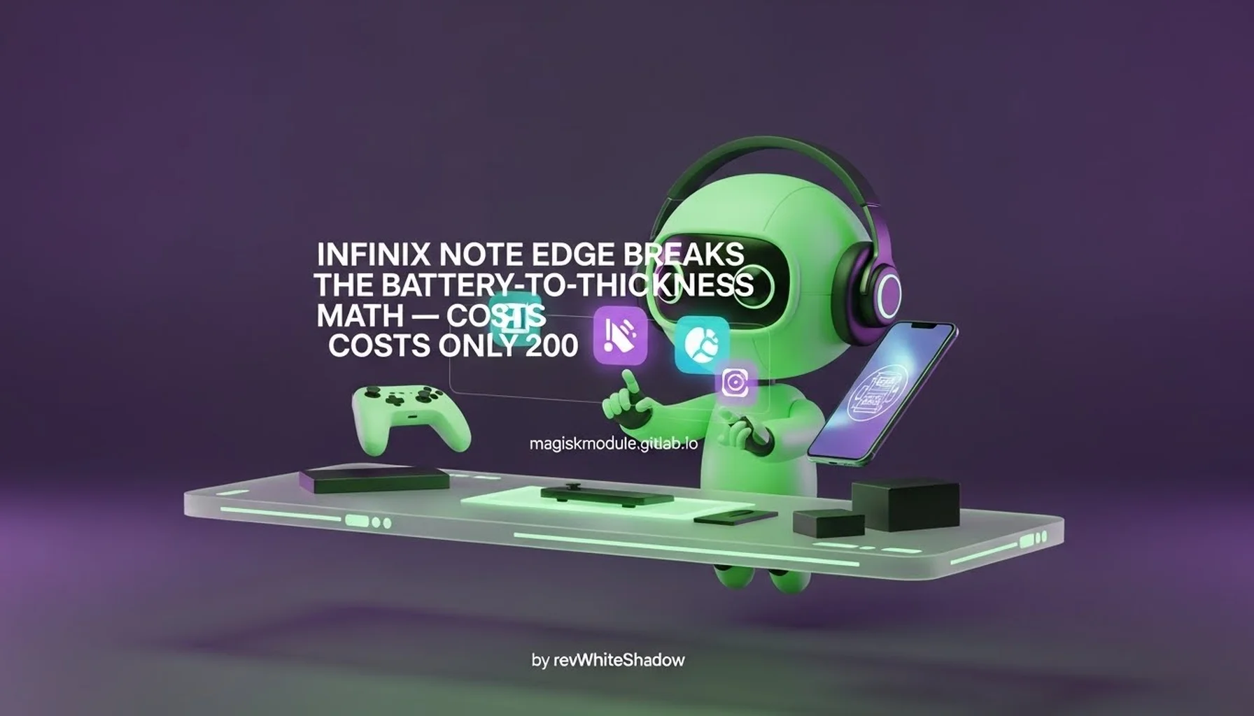 INFINIX NOTE EDGE BREAKS THE BATTERY-TO-THICKNESS MATH — COSTS ONLY 200