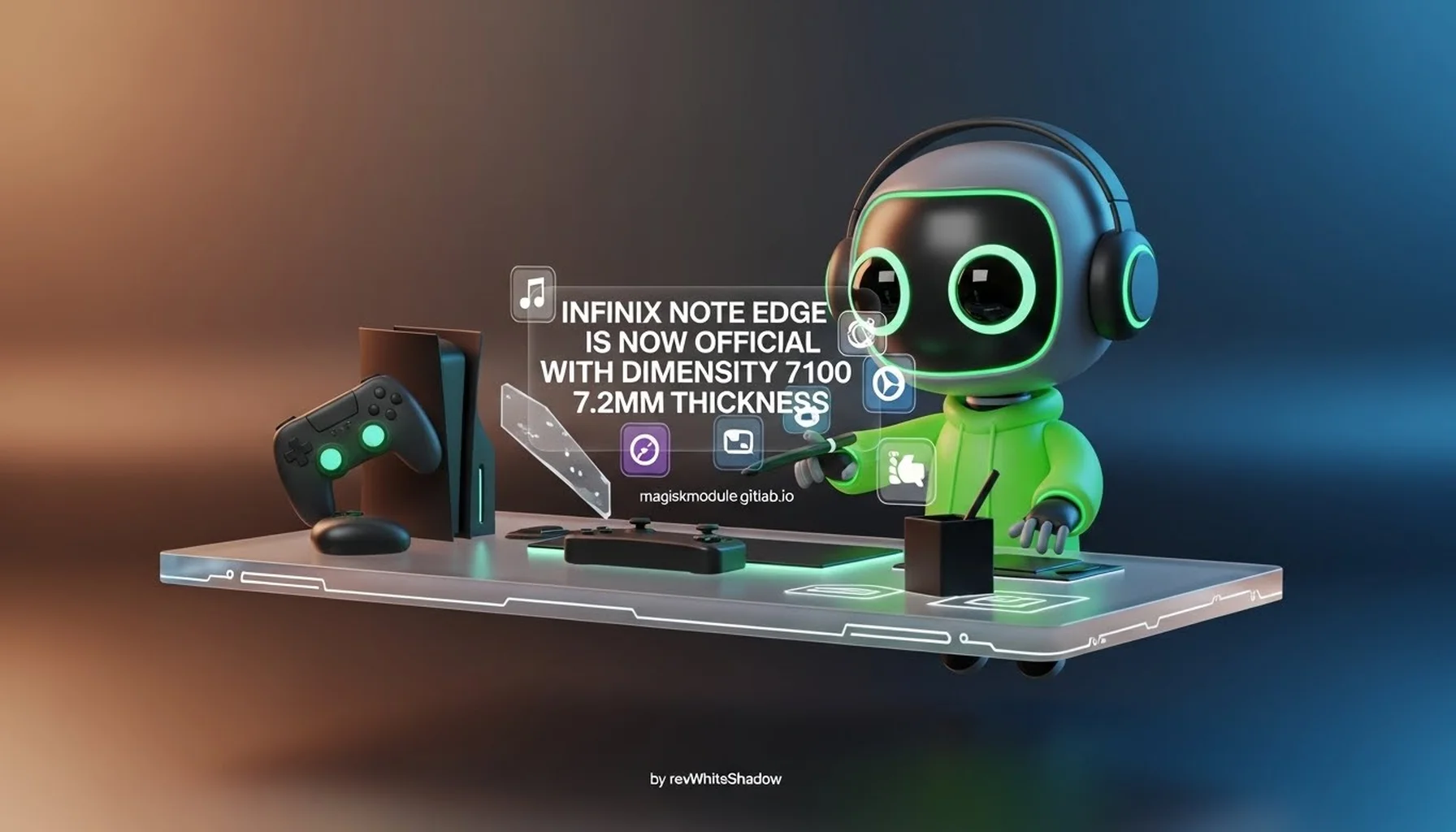 INFINIX NOTE EDGE IS NOW OFFICIAL WITH DIMENSITY 7100 7.2MM THICKNESS