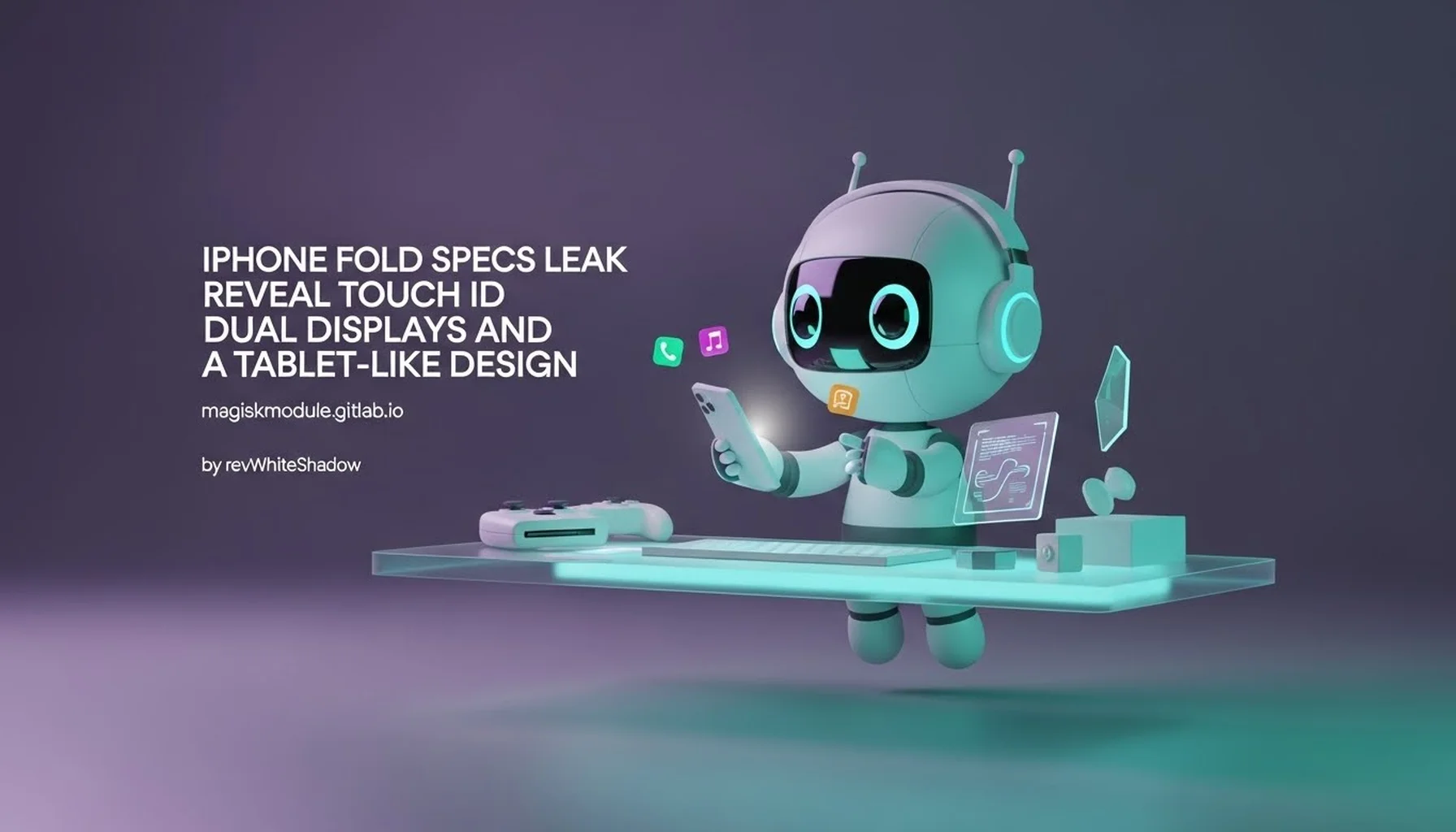 IPHONE FOLD SPECS LEAK REVEAL TOUCH ID DUAL DISPLAYS AND A TABLET-LIKE DESIGN