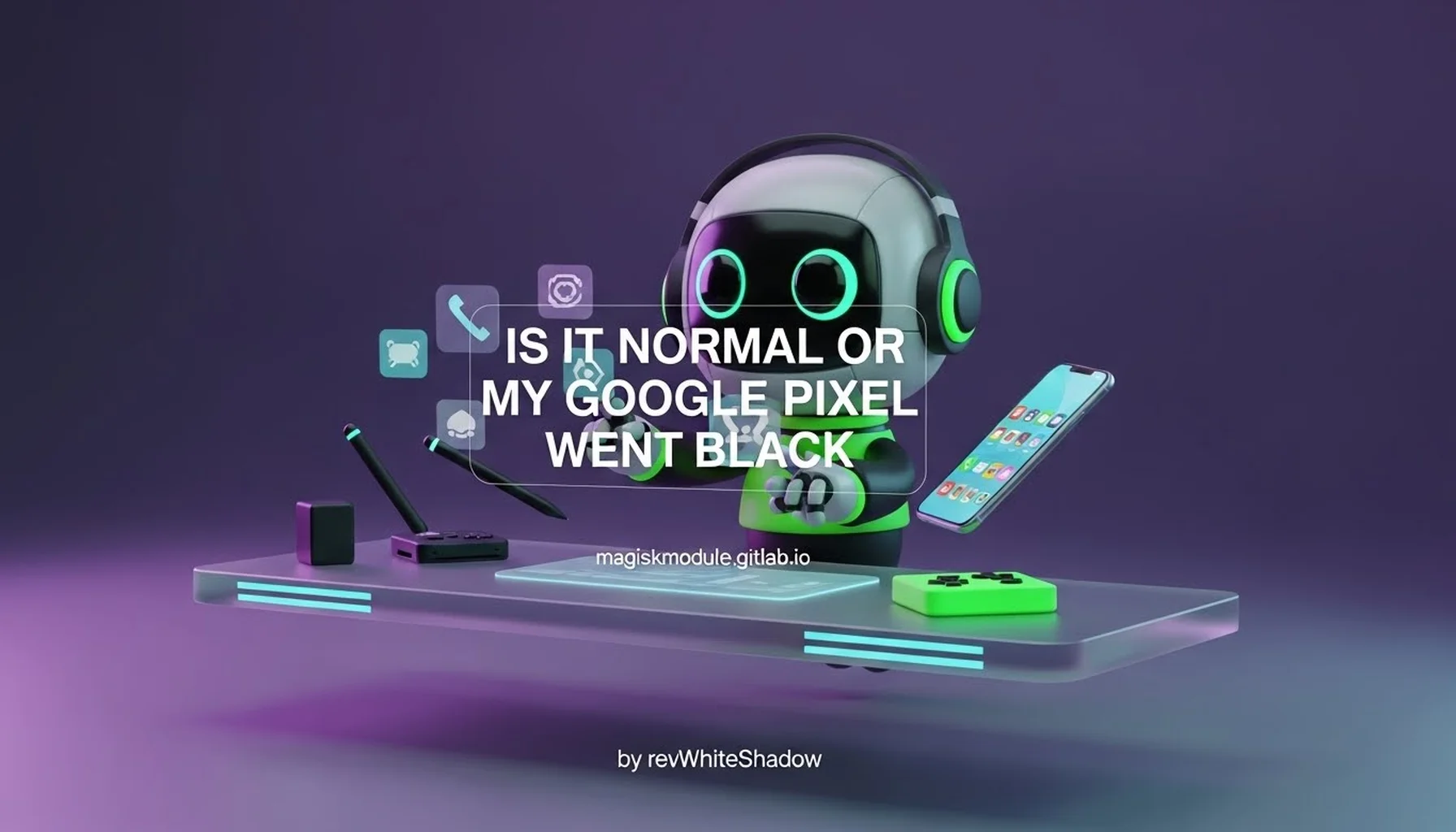 IS IT NORMAL OR MY GOOGLE PIXEL WENT BLACK