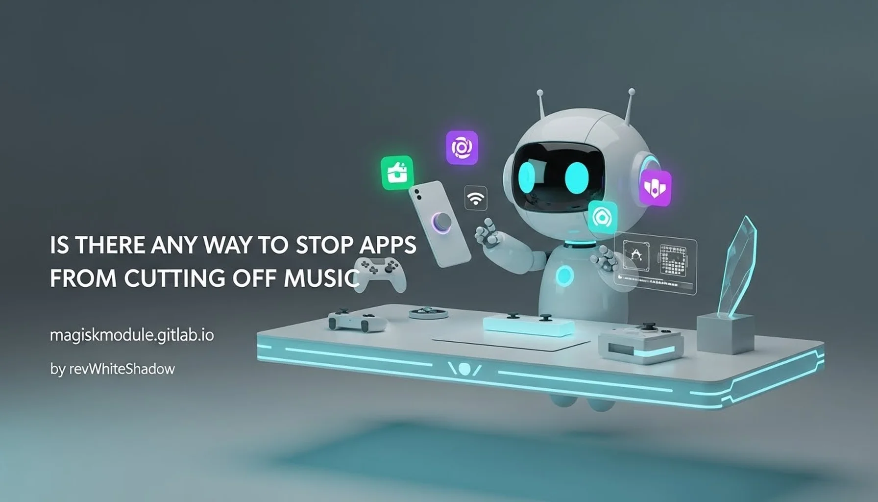 IS THERE ANY WAY TO STOP APPS FROM CUTTING OFF MUSIC