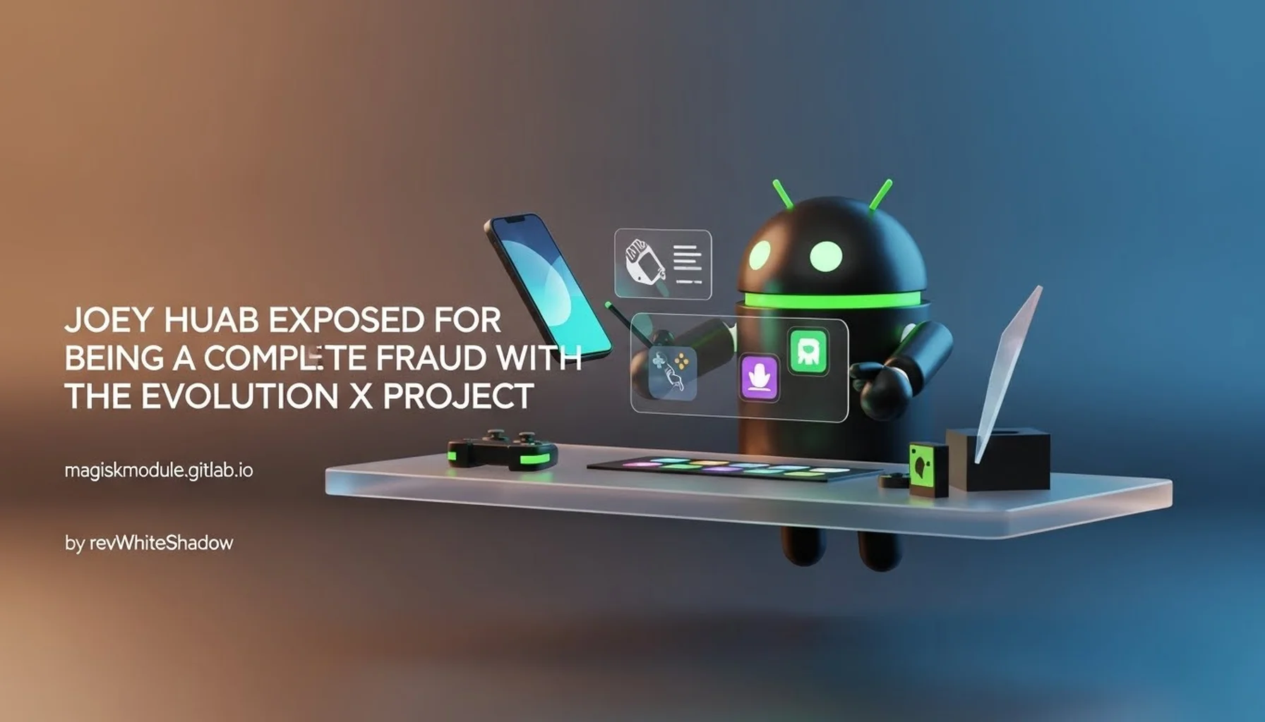 JOEY HUAB EXPOSED FOR BEING A COMPLETE FRAUD WITH THE EVOLUTION X PROJECT