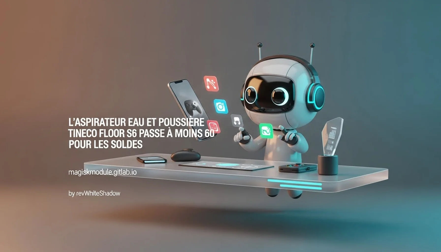 L&rsquo;ASPIRATEUR EAU ET POUSSIÈRE TINECO FLOOR ONE S6 PASSE À MOINS 60 POUR LES SOLDES