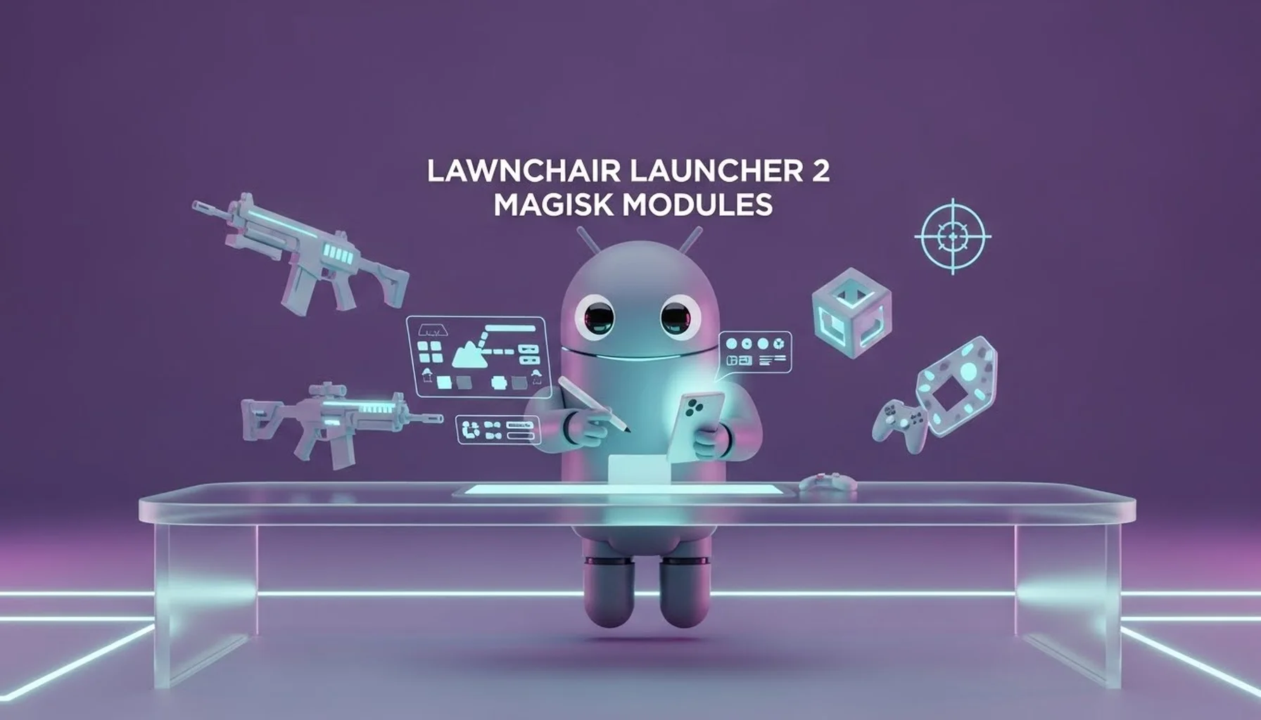 LAWNCHAIR LAUNCHER 2 MAGISK MODULES
