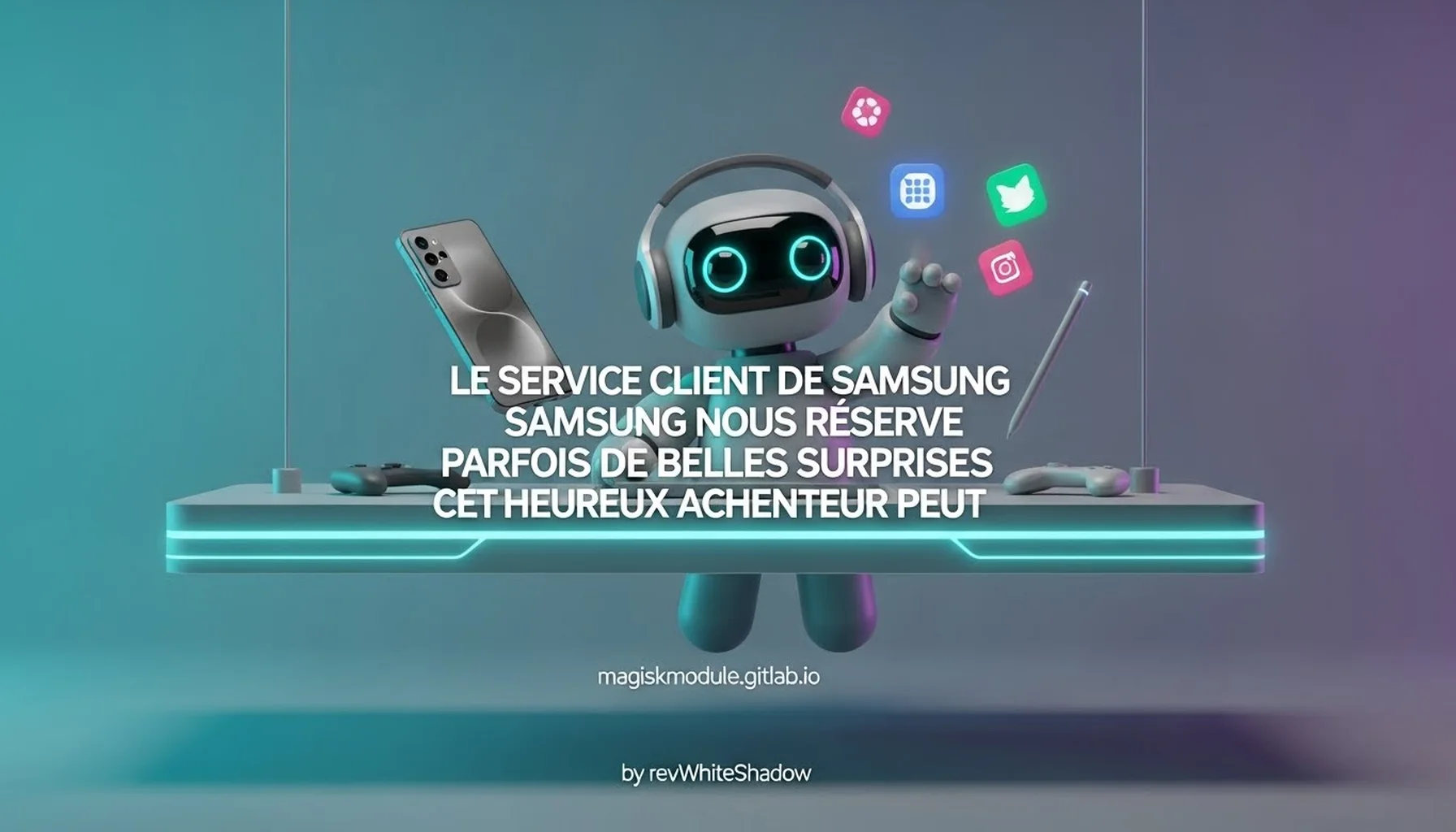 LE SERVICE CLIENT DE SAMSUNG NOUS RÉSERVE PARFOIS DE BELLES SURPRISES CET HEUREUX ACHETEUR PEUT