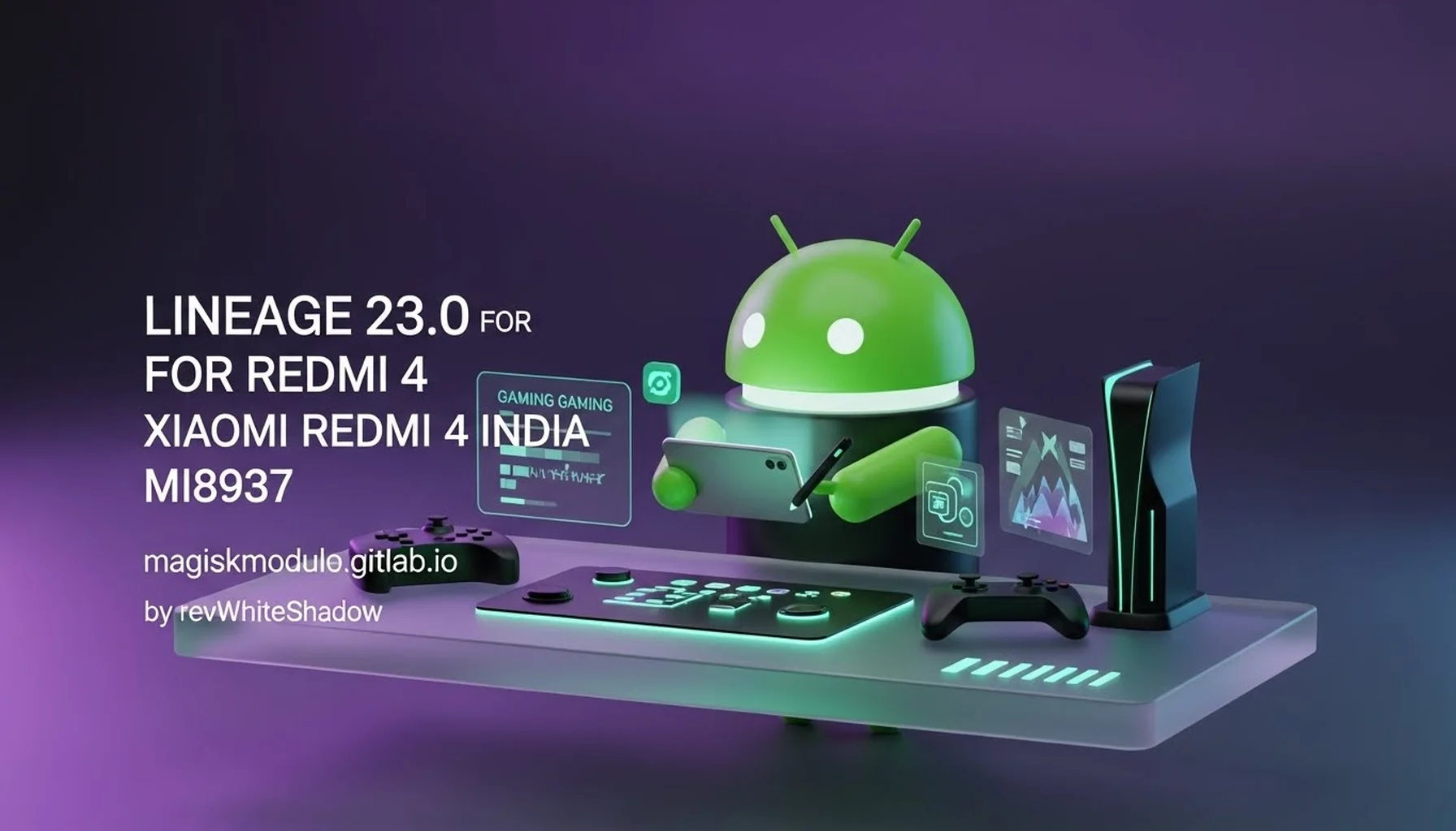 LINEAGE 23.0 FOR REDMI 4 XIAOMI REDMI 4 INDIA MI8937