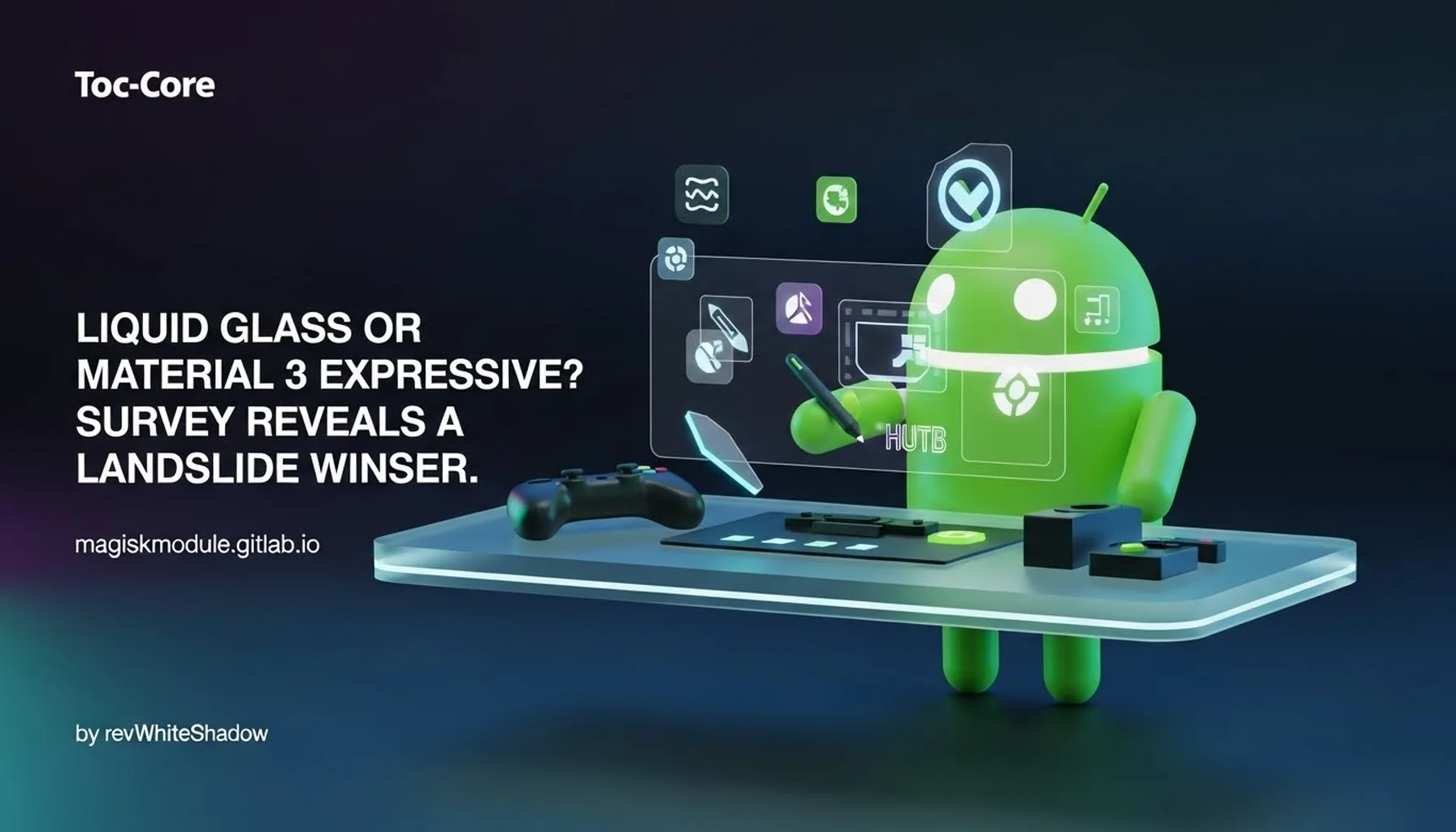 LIQUID GLASS OR MATERIAL 3 EXPRESSIVE? SURVEY REVEALS LANDSLIDE WINNER.