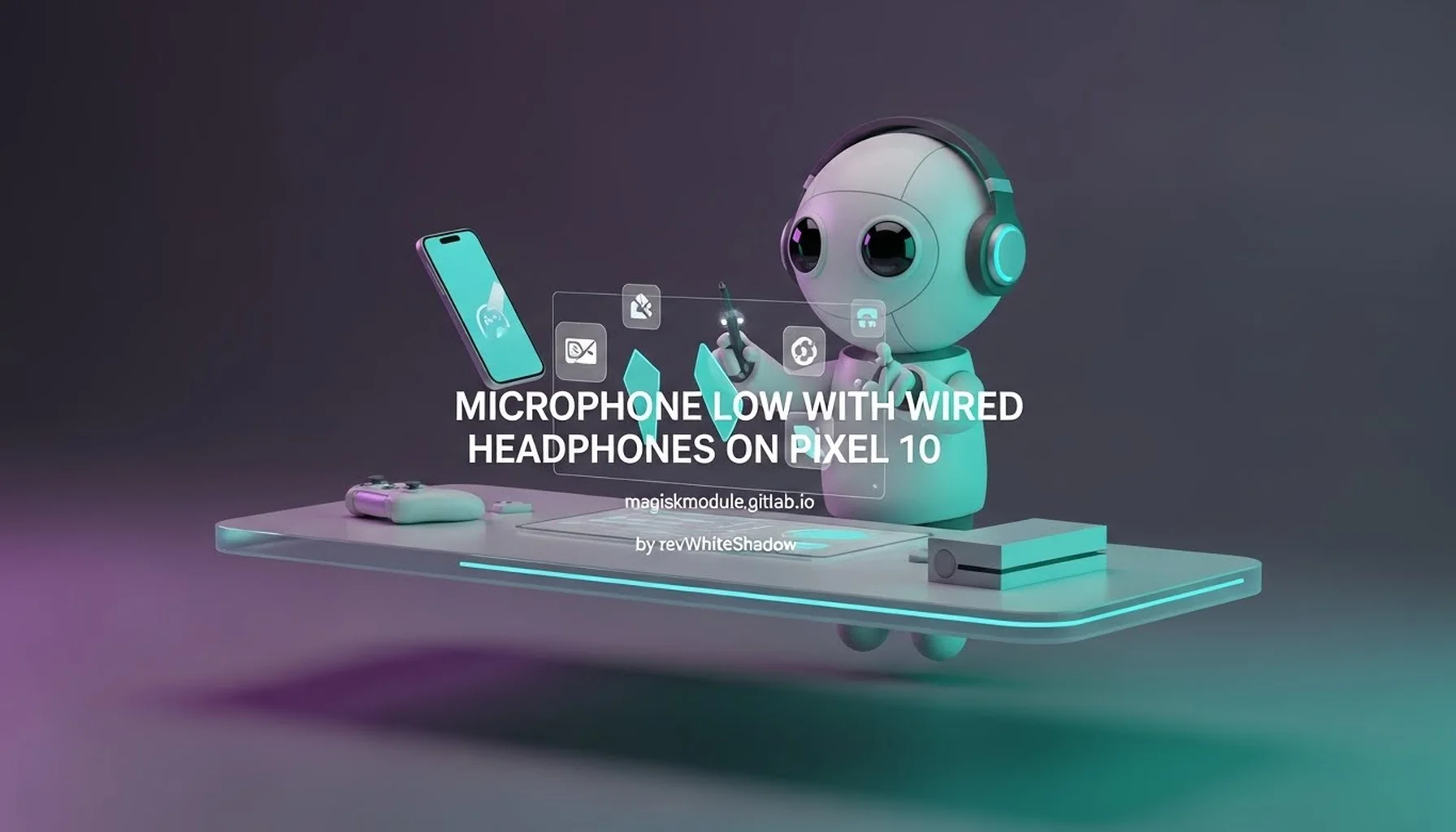 MICROPHONE LOW WITH WIRED HEADPHONES ON PIXEL 10