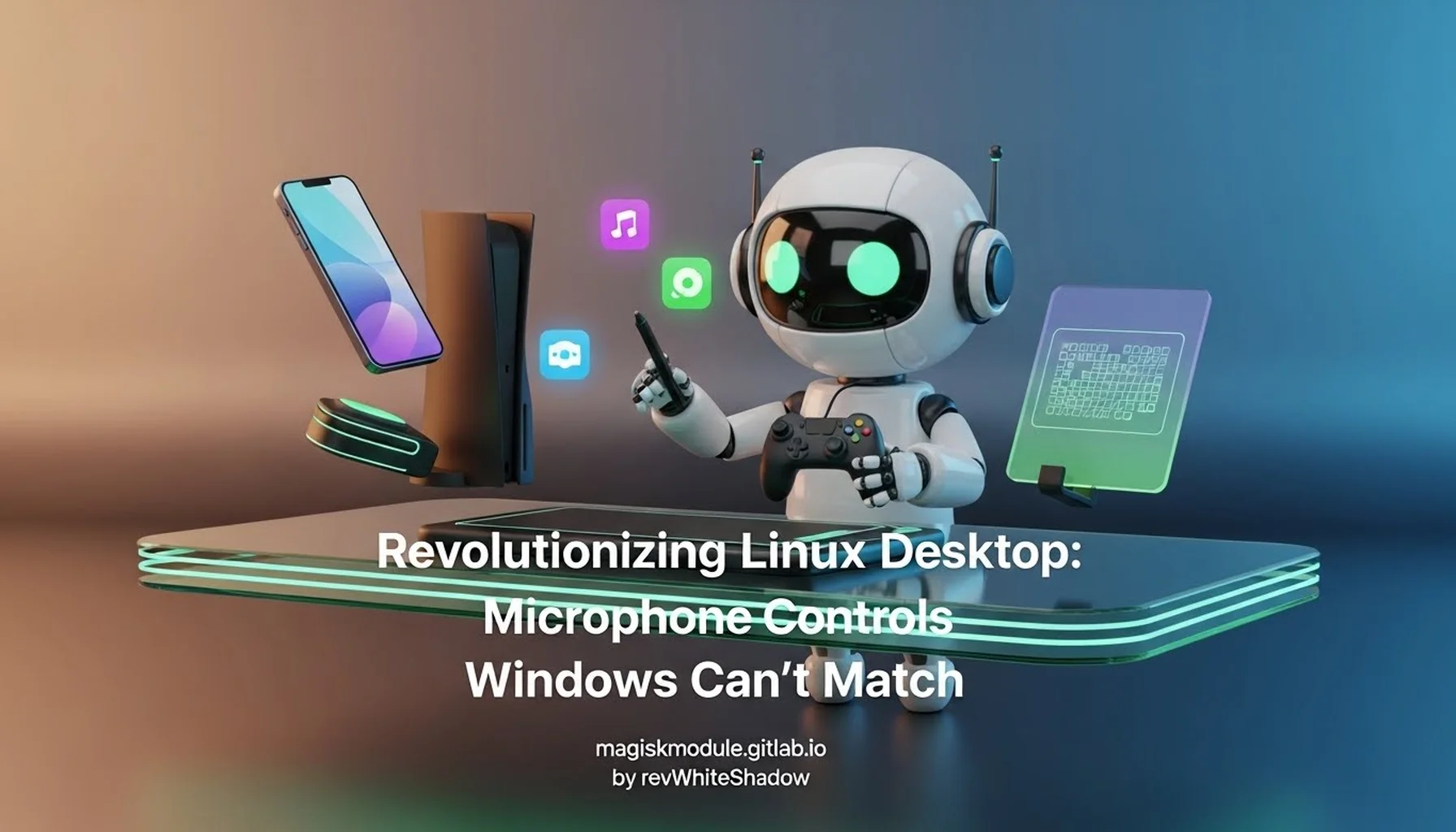 MY FAVORITE LINUX DESKTOP ENVIRONMENT IS GETTING MICROPHONE CONTROLS WINDOWS WISHES IT HAD