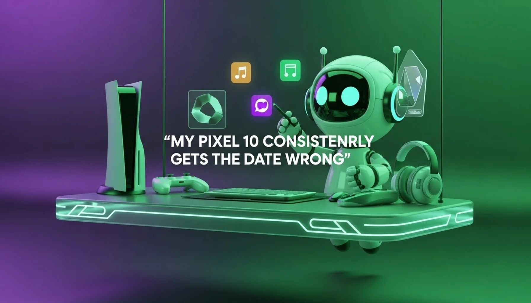 MY PIXEL 10 CONSISTENTLY GETS THE DATE WRONG