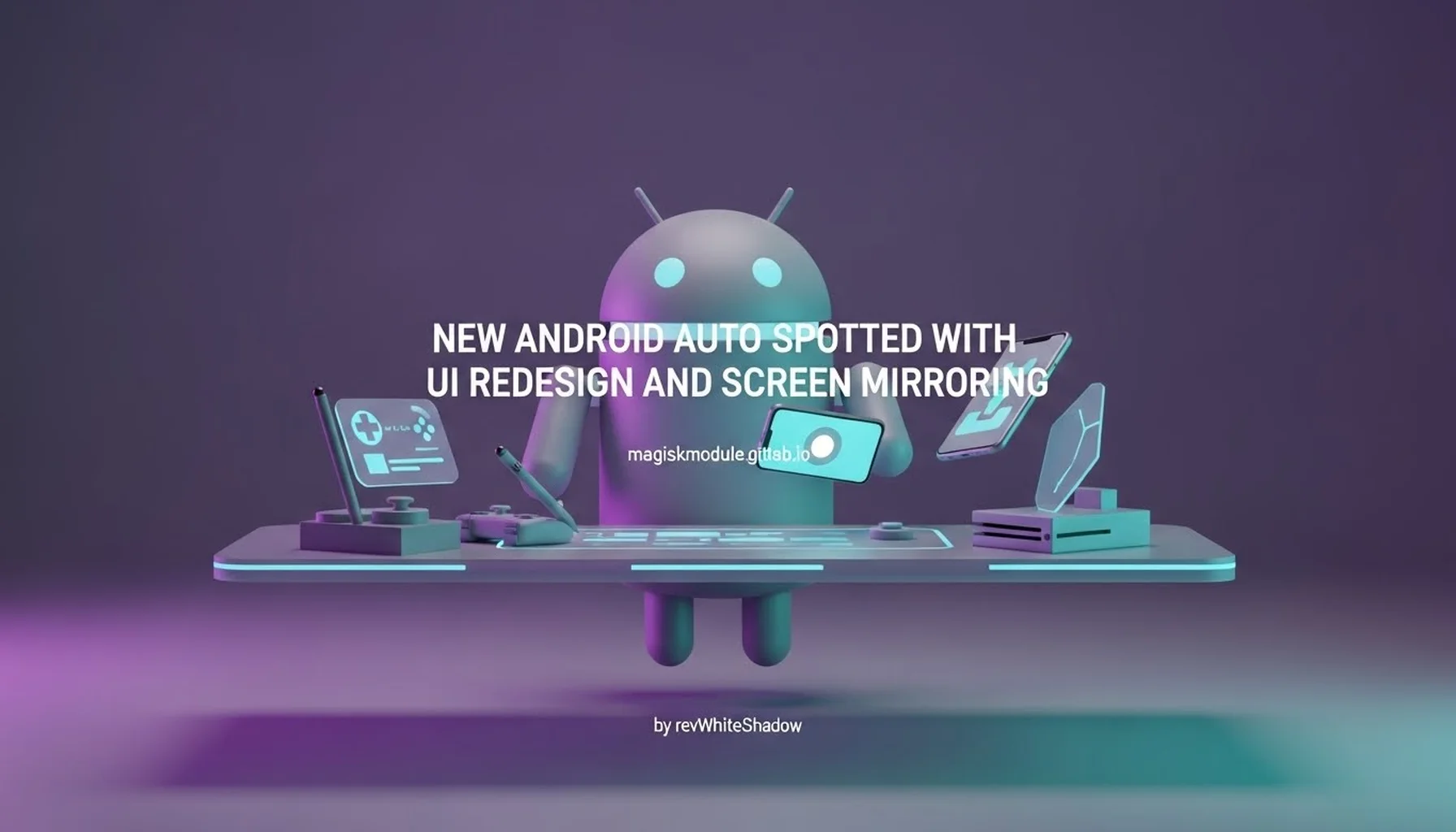 NEW ANDROID AUTO SPOTTED WITH UI REDESIGN AND SCREEN MIRRORING