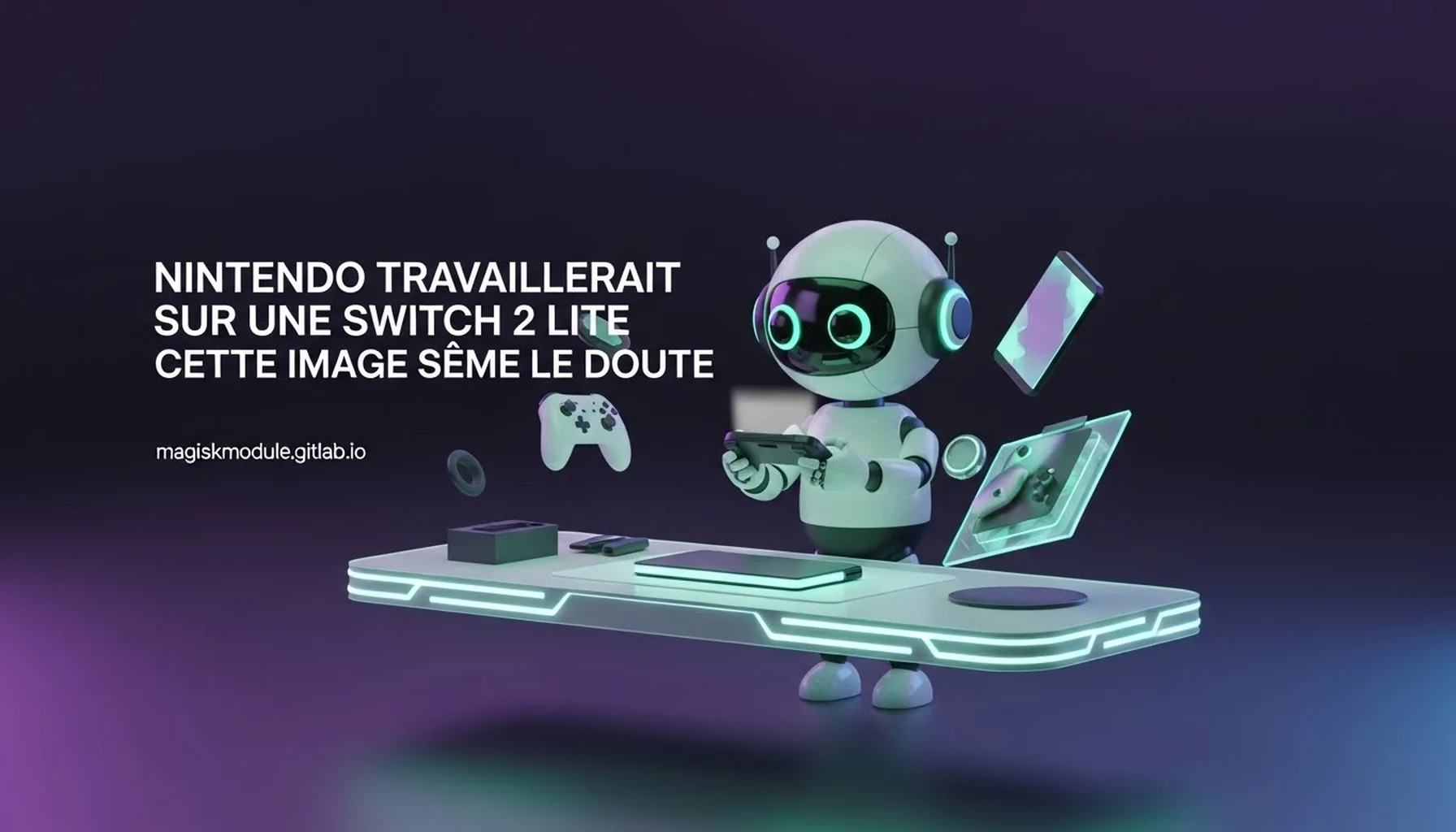 NINTENDO TRAVAILLERAIT SUR UNE SWITCH 2 LITE CETTE IMAGE SÈME LE DOUTE