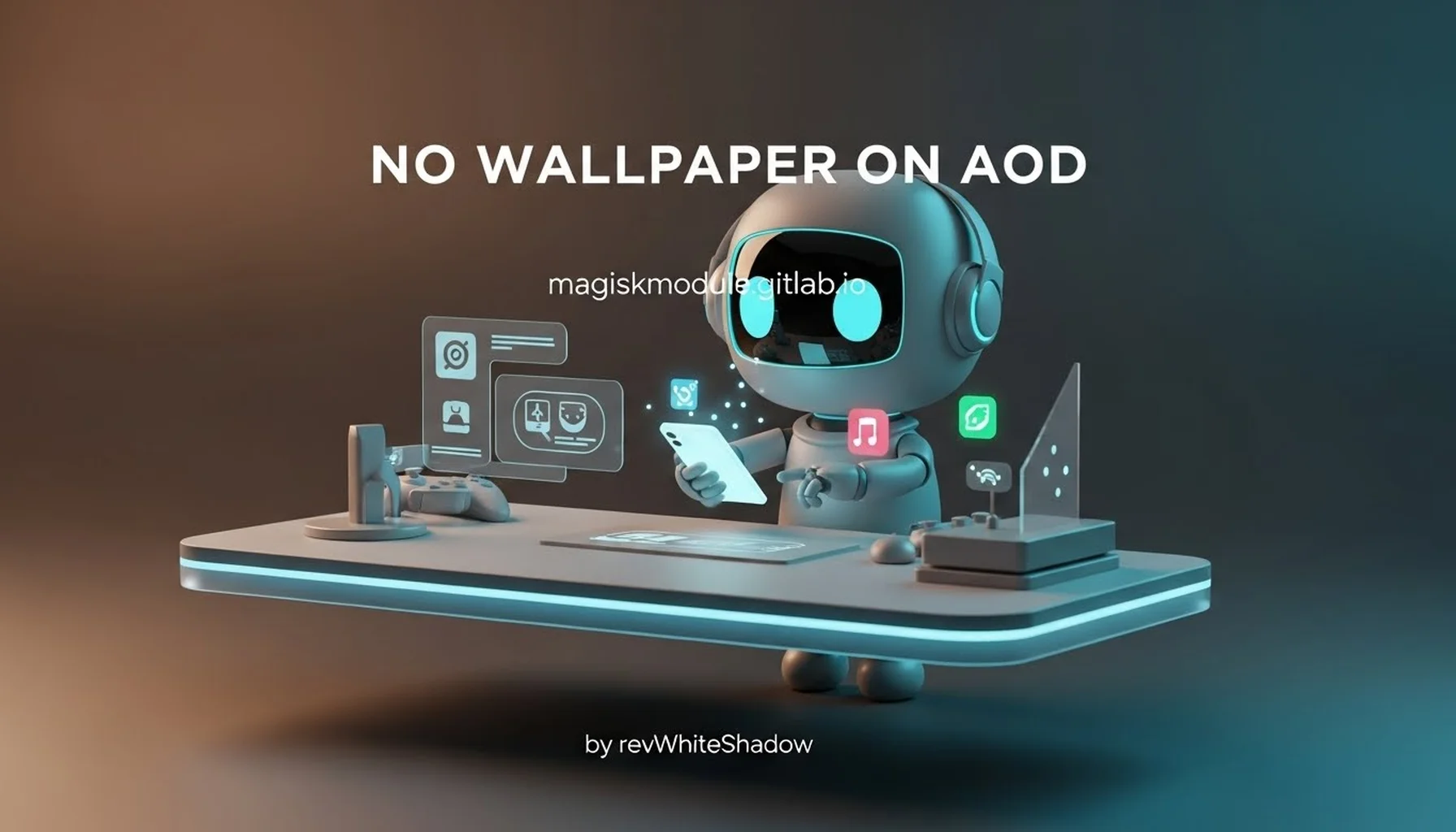 NO WALLPAPER ON AOD