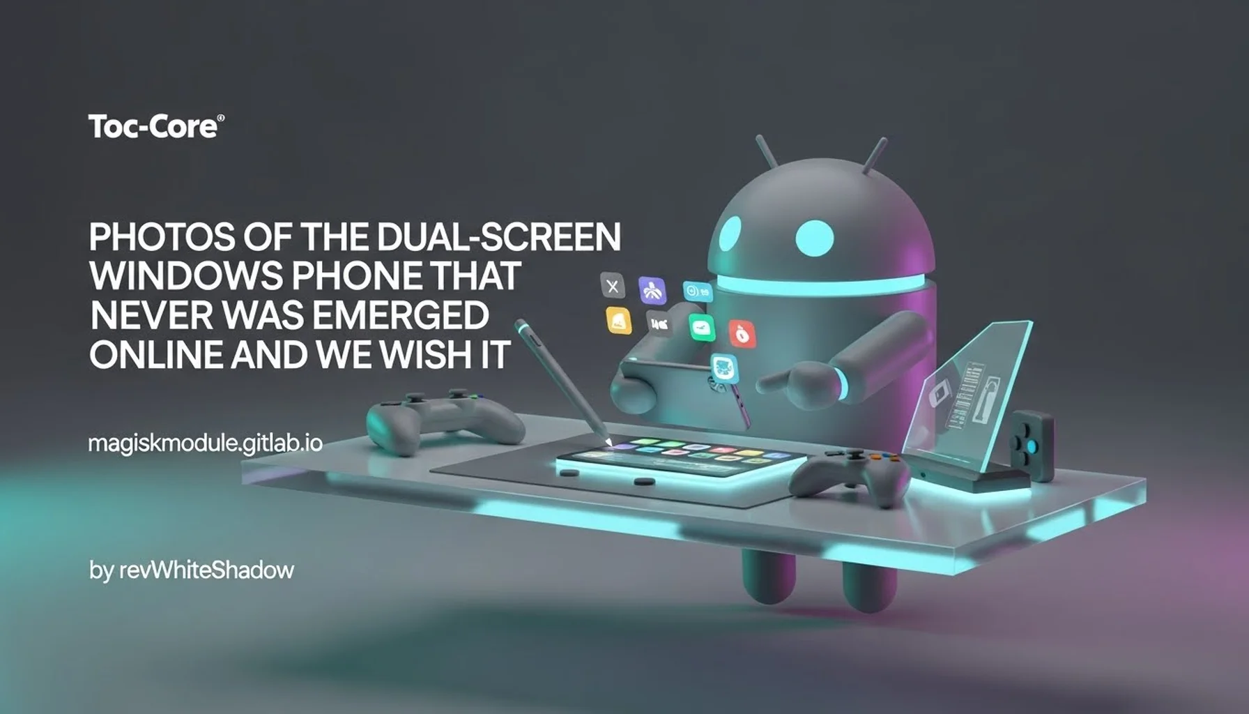 PHOTOS OF THE DUAL-SCREEN WINDOWS PHONE THAT NEVER WAS EMERGED ONLINE AND WE WISH IT