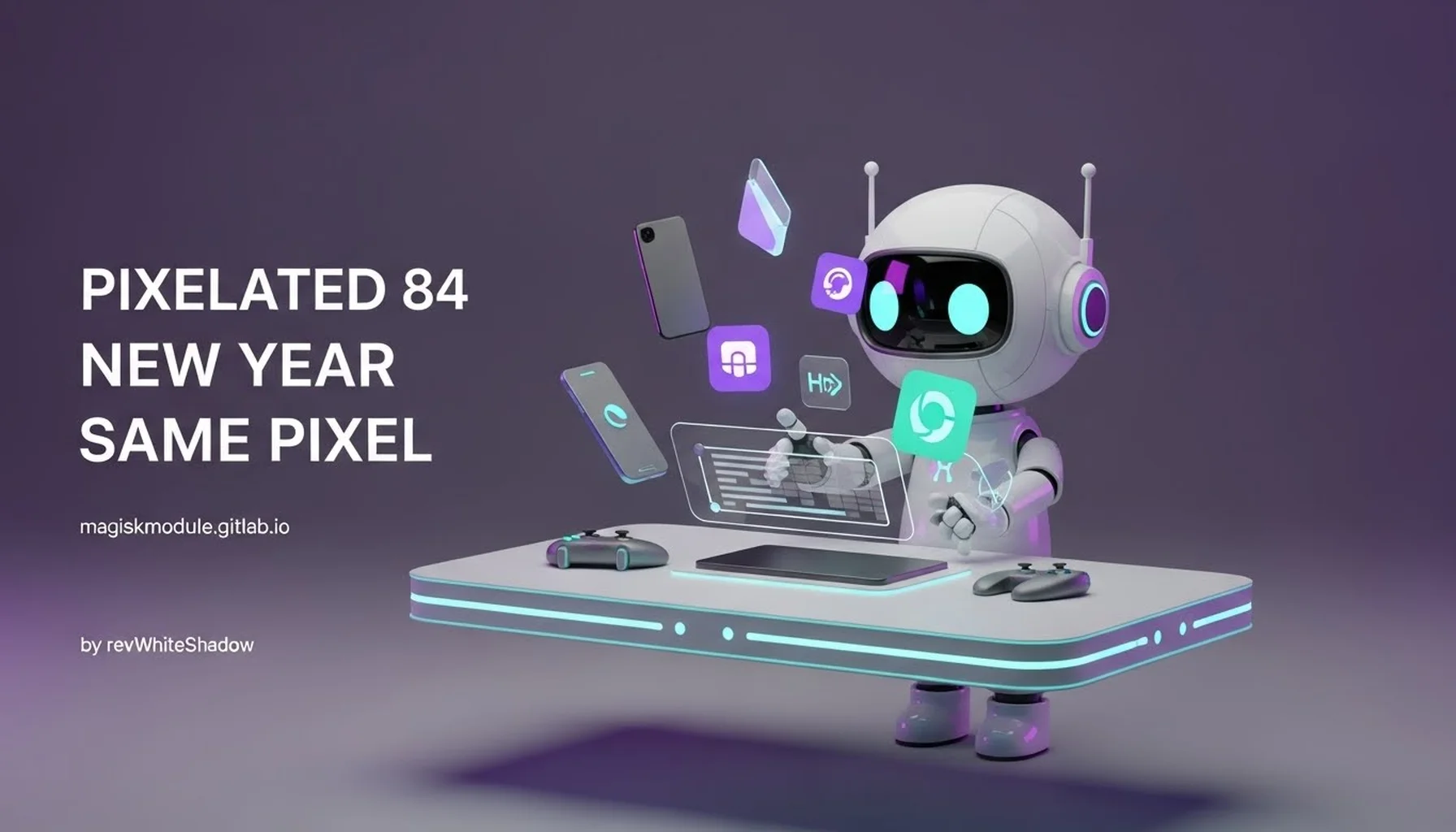 PIXELATED 84 NEW YEAR SAME PIXEL