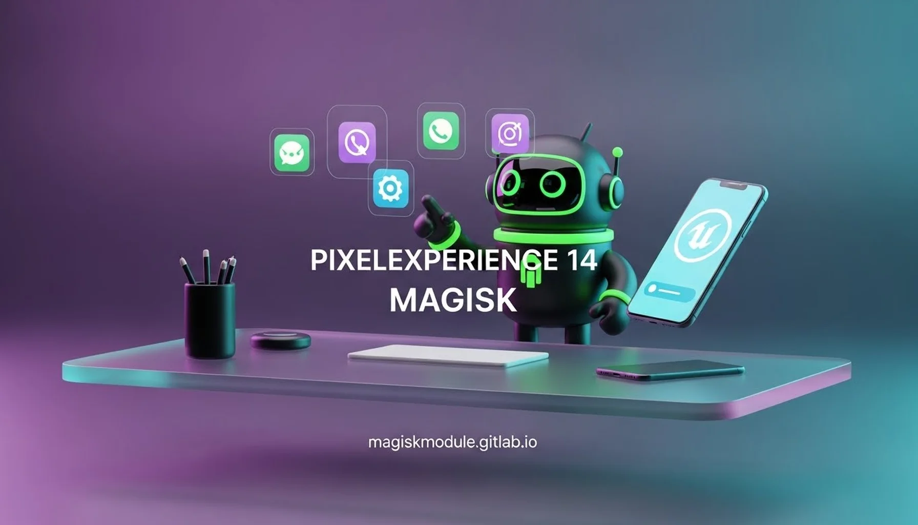 PIXELEXPERIENCE 14 MAGISK