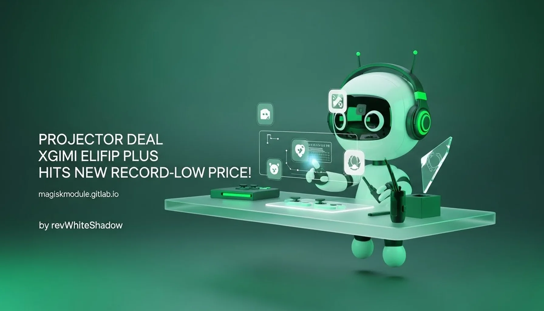 PROJECTOR DEAL XGIMI ELFIN FLIP PLUS HITS NEW RECORD-LOW PRICE!