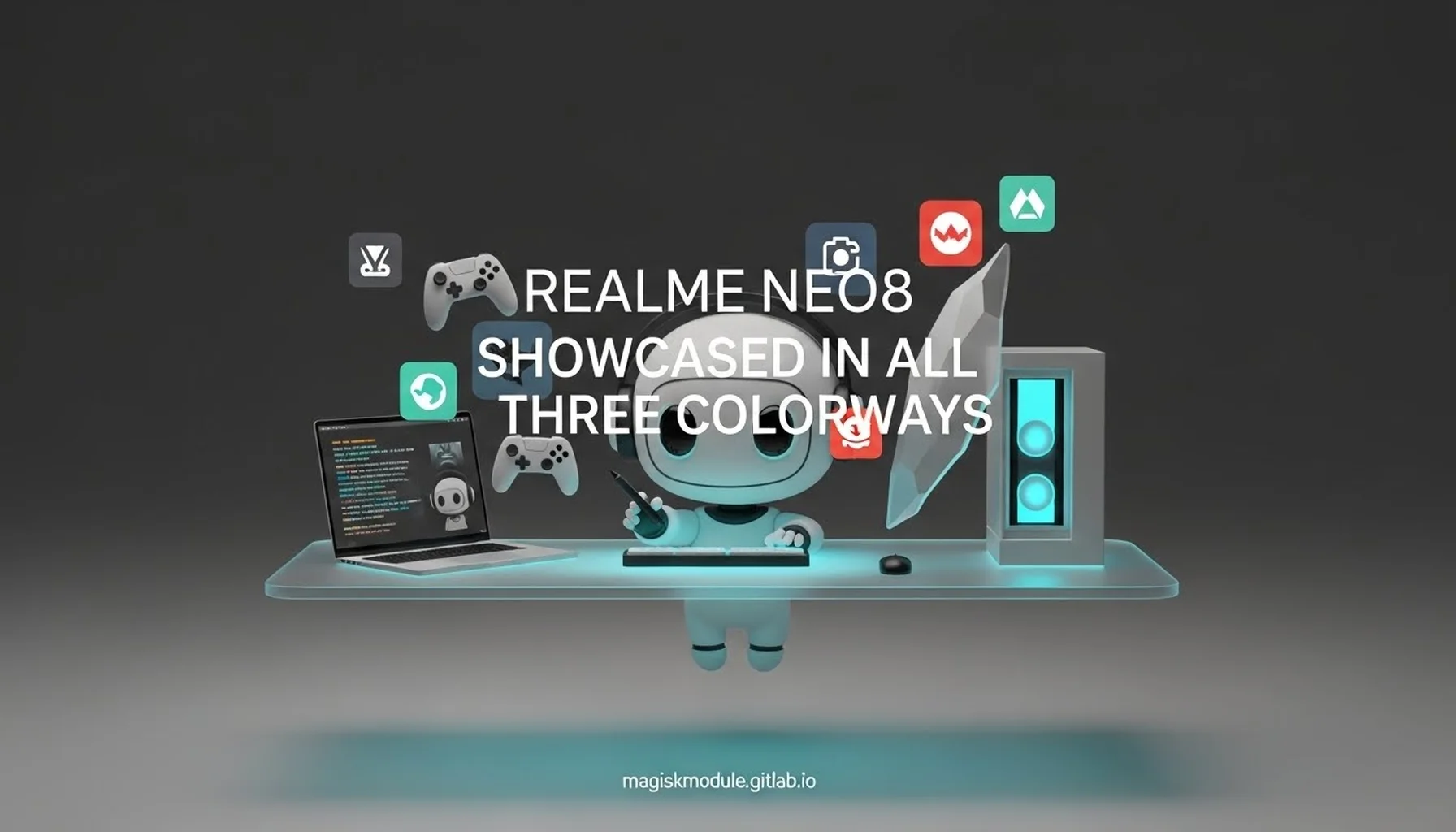 REALME NEO8 SHOWCASED IN ALL THREE COLORWAYS