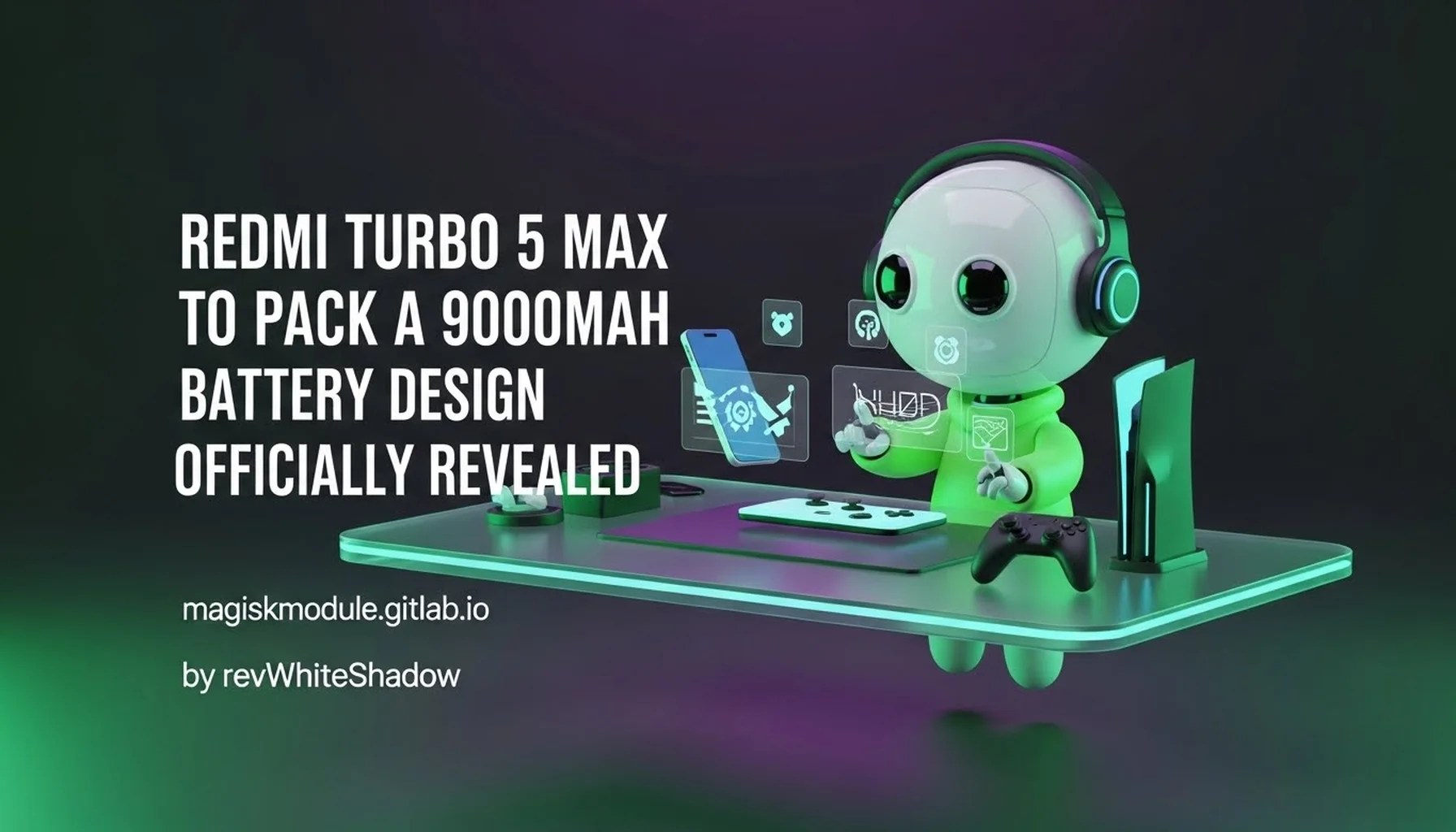 REDMI TURBO 5 MAX TO PACK A 9000MAH BATTERY DESIGN OFFICIALLY REVEALED